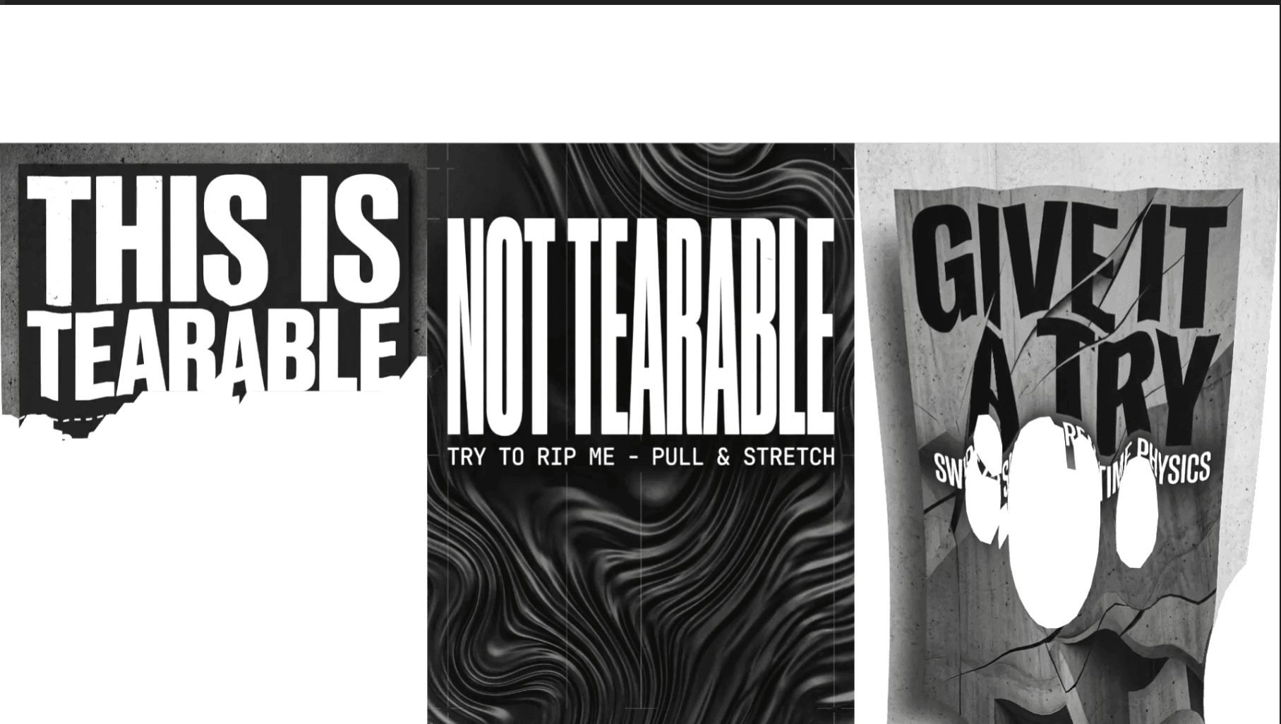 Tearable Cloth