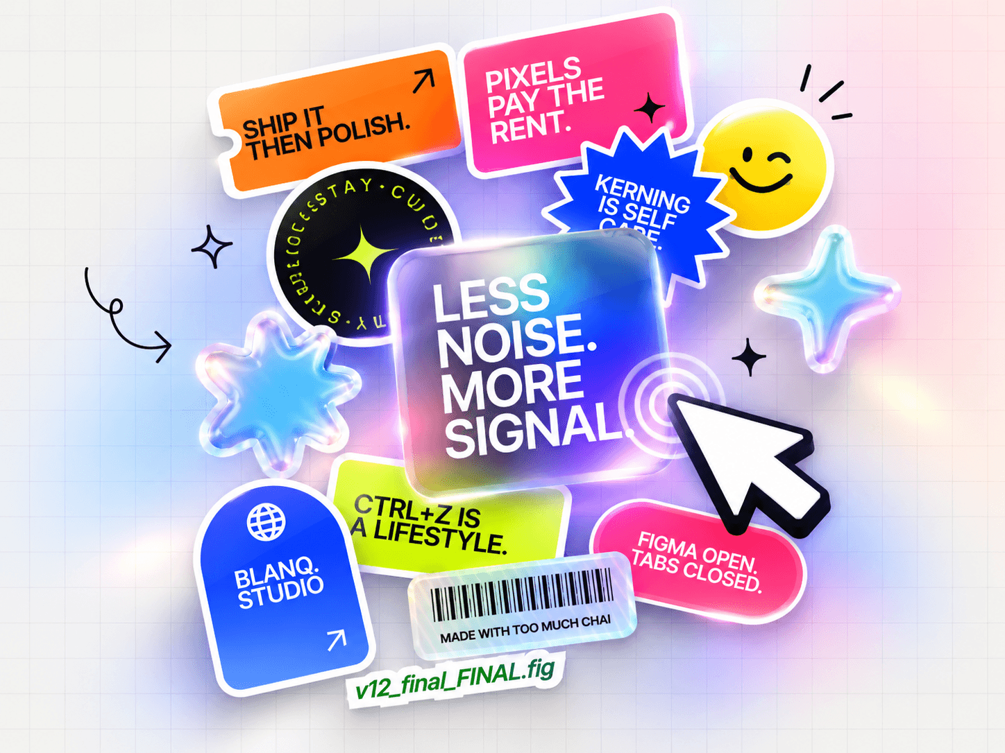 Sticker Grid