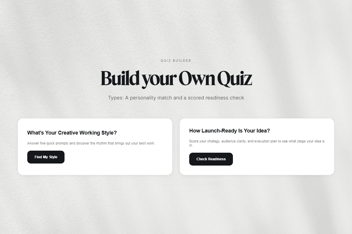 Quiz Builder Pro