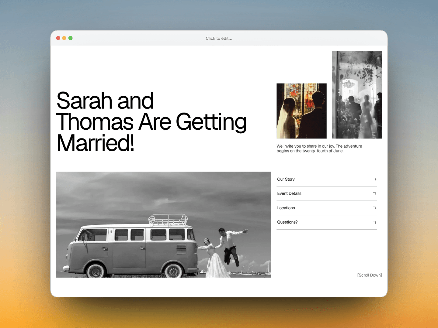 Marriage Invitation