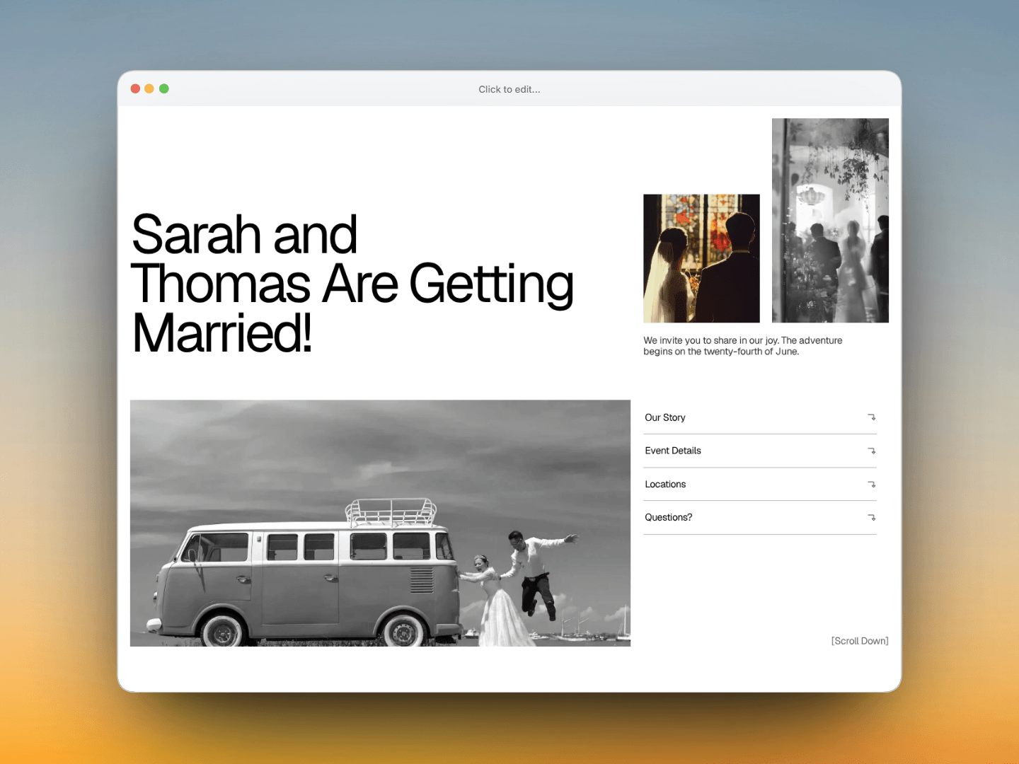 Marriage Invitation