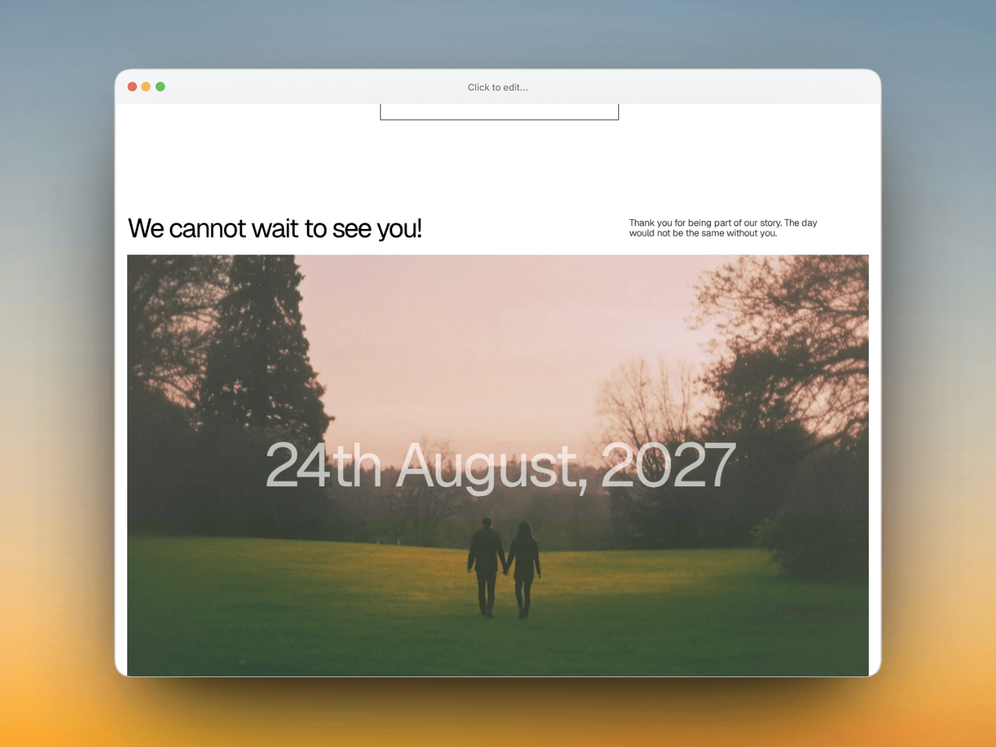 Marriage Invitation