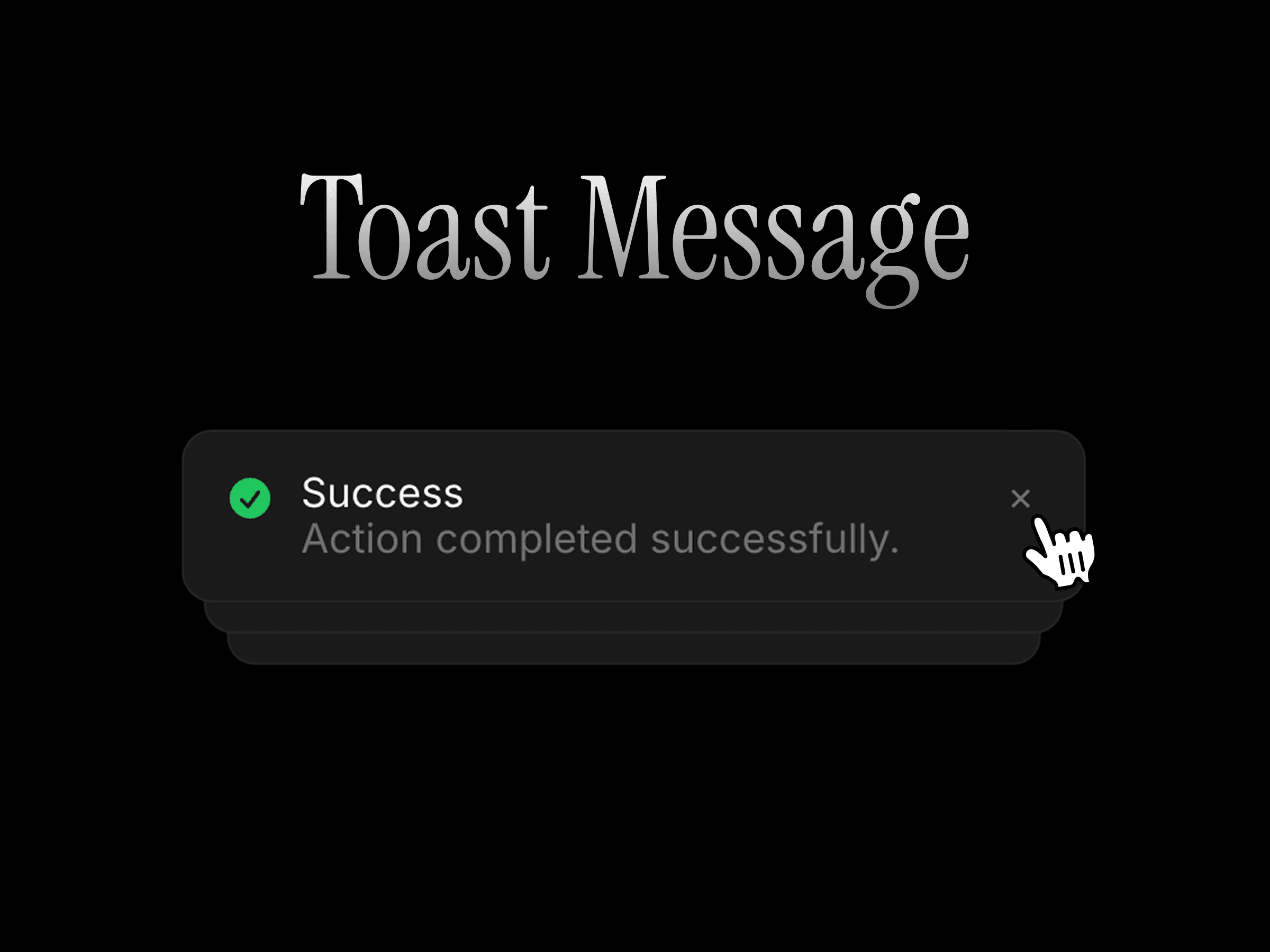 Toast Messages