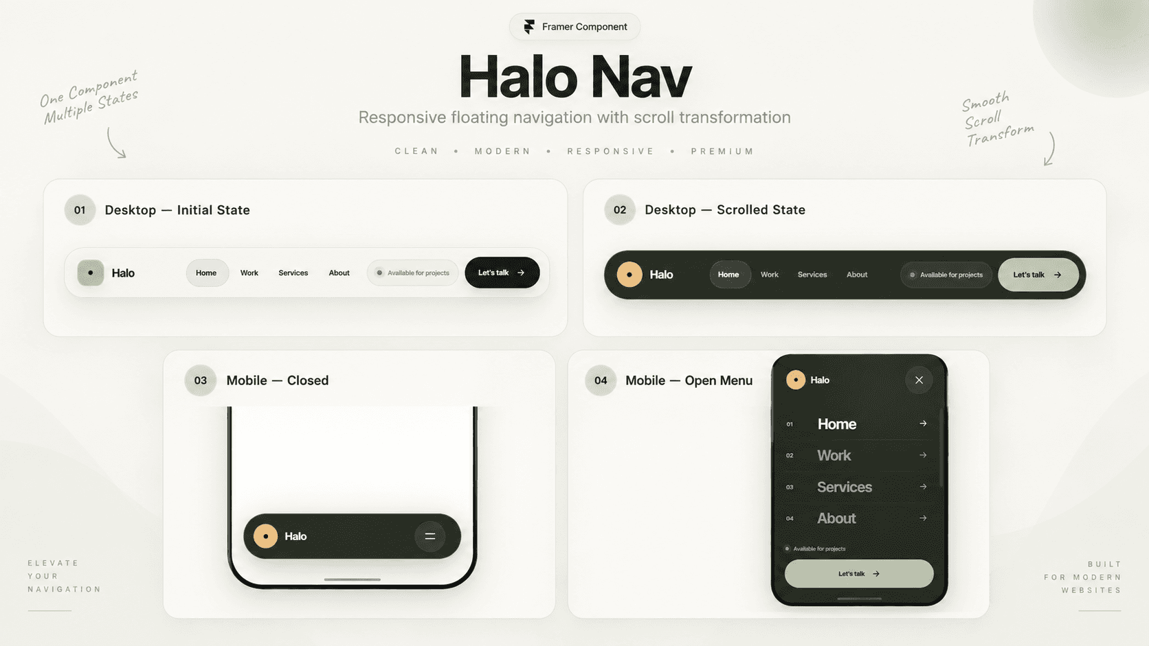 Halo NavBar