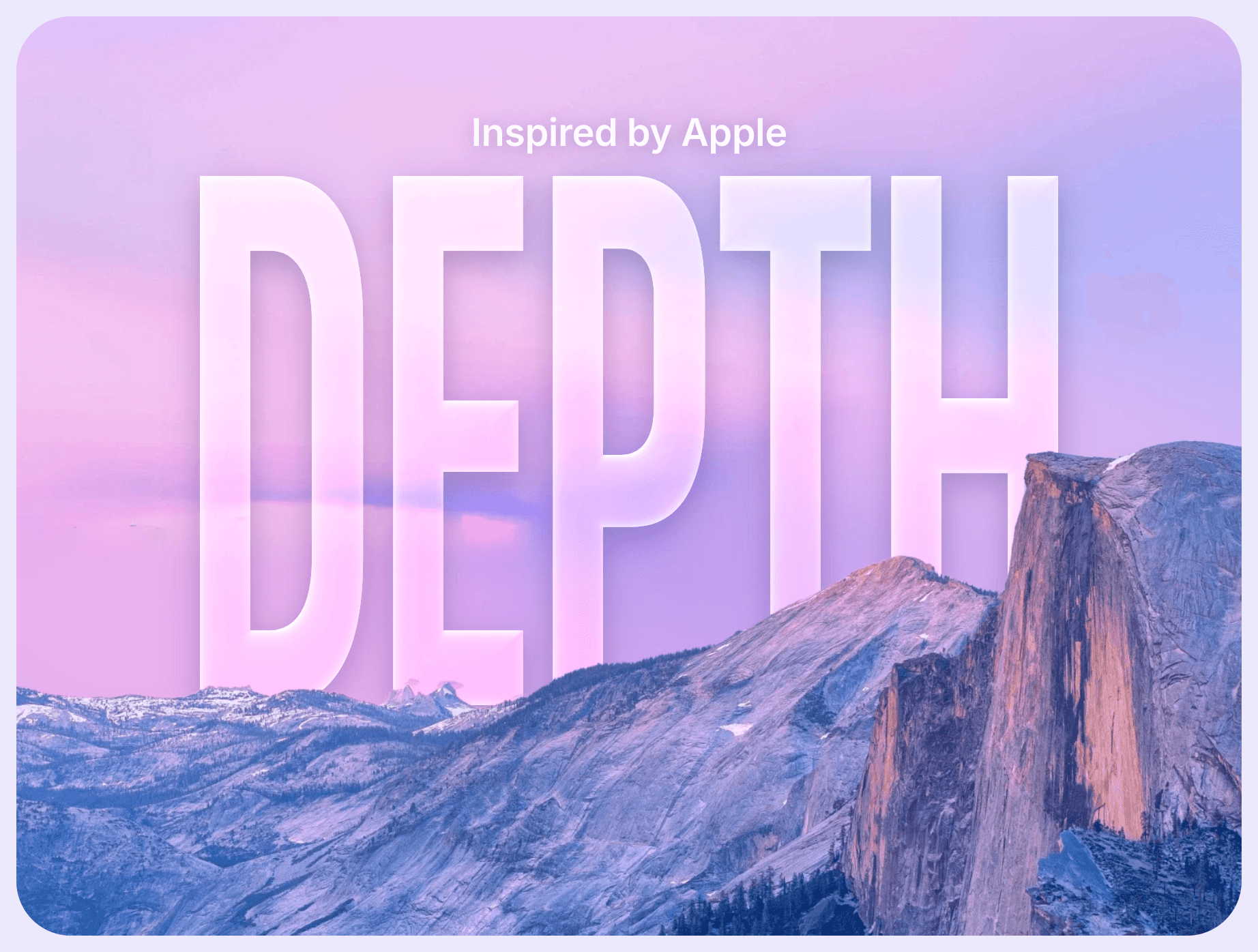 Apple Depth Text