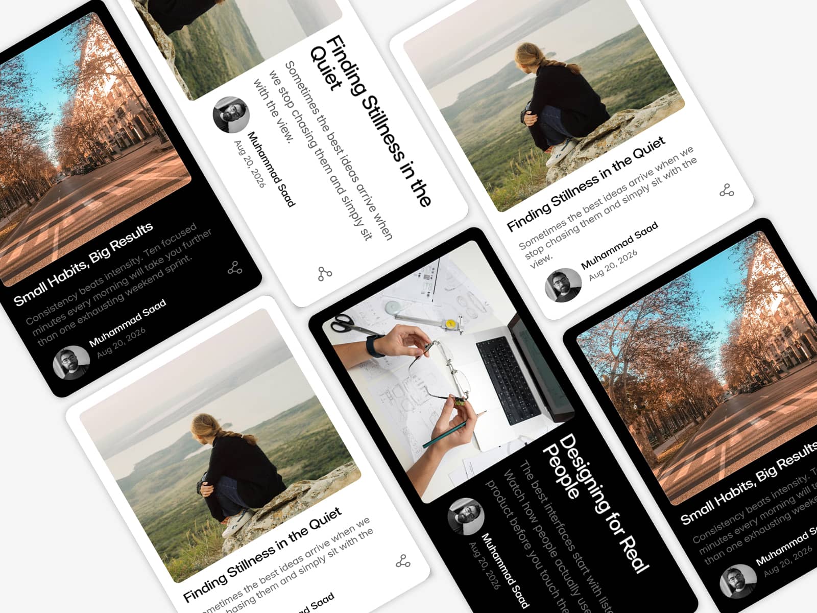 Responsive Blog Card