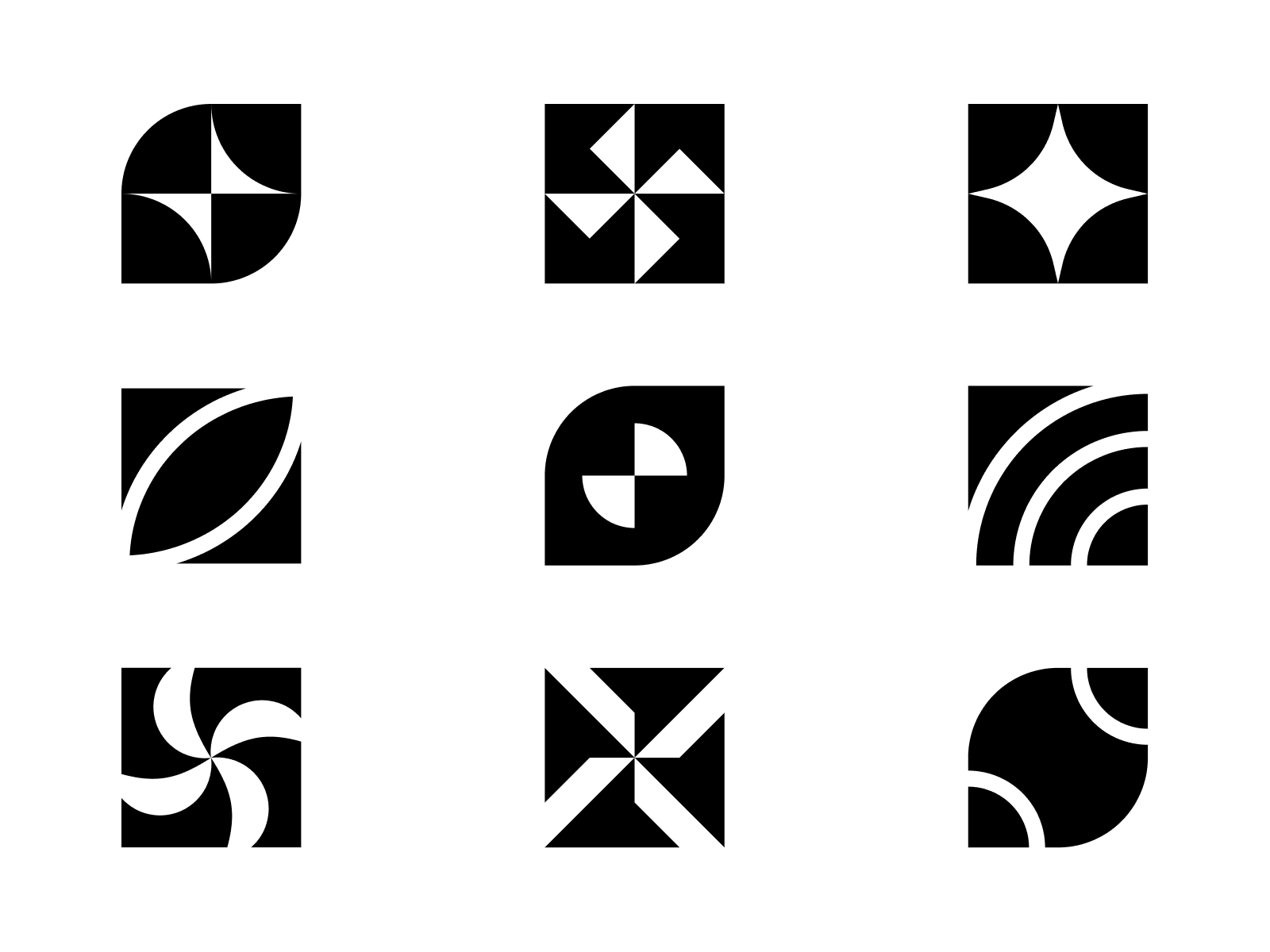 Abstract squares
