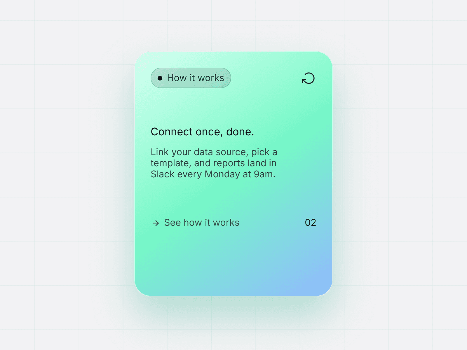 Hover to Reveal Card