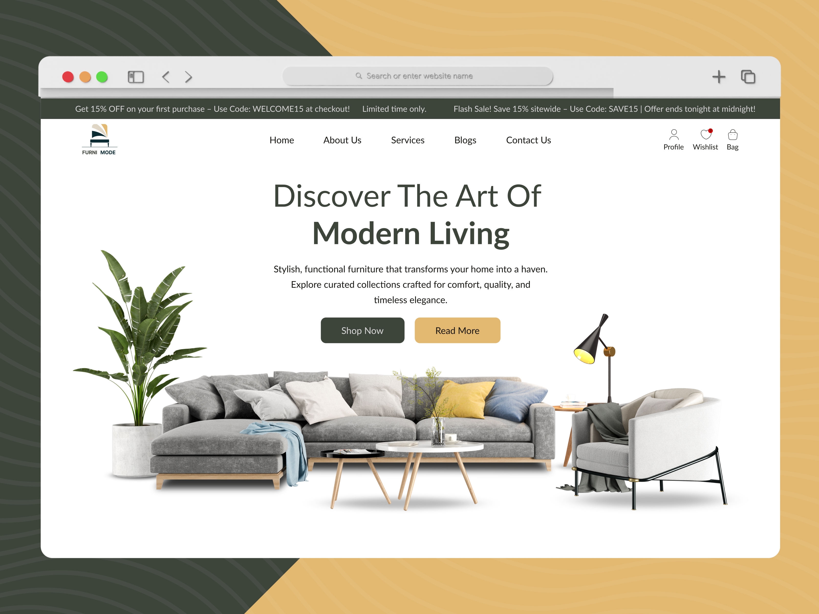 🛋✨ Style Your Space – Online Furniture Store Website Design & Development using @Framer 💻🏡We design modern, elegant, and conversion-focused eCommerce websites for furniture stores, home décor brands, interior product retailers, luxury furniture businesses, and custom furniture makers. Our websites combine premium visuals with smooth UI/UX — featuring product collections, category filters, detailed product pages, wishlist functionality, online checkout, featured collections, room-based shopping, customer reviews, delivery information, promotional banners, and fully responsive layouts. Whether you sell luxury sofas, dining sets, bedroom furniture, office furniture, handmade décor, or contemporary home essentials, we create digital experiences that showcase your products beautifully, build customer trust, and drive more online sales. Built using @Framer, our solutions are optimized for performance, product discovery, storytelling, and long-term eCommerce growth. Designed for beautiful homes. Built to convert visitors into customers. 🪑📲🚀📩 Want to view a full live Online Furniture Store website demo? Message me now!