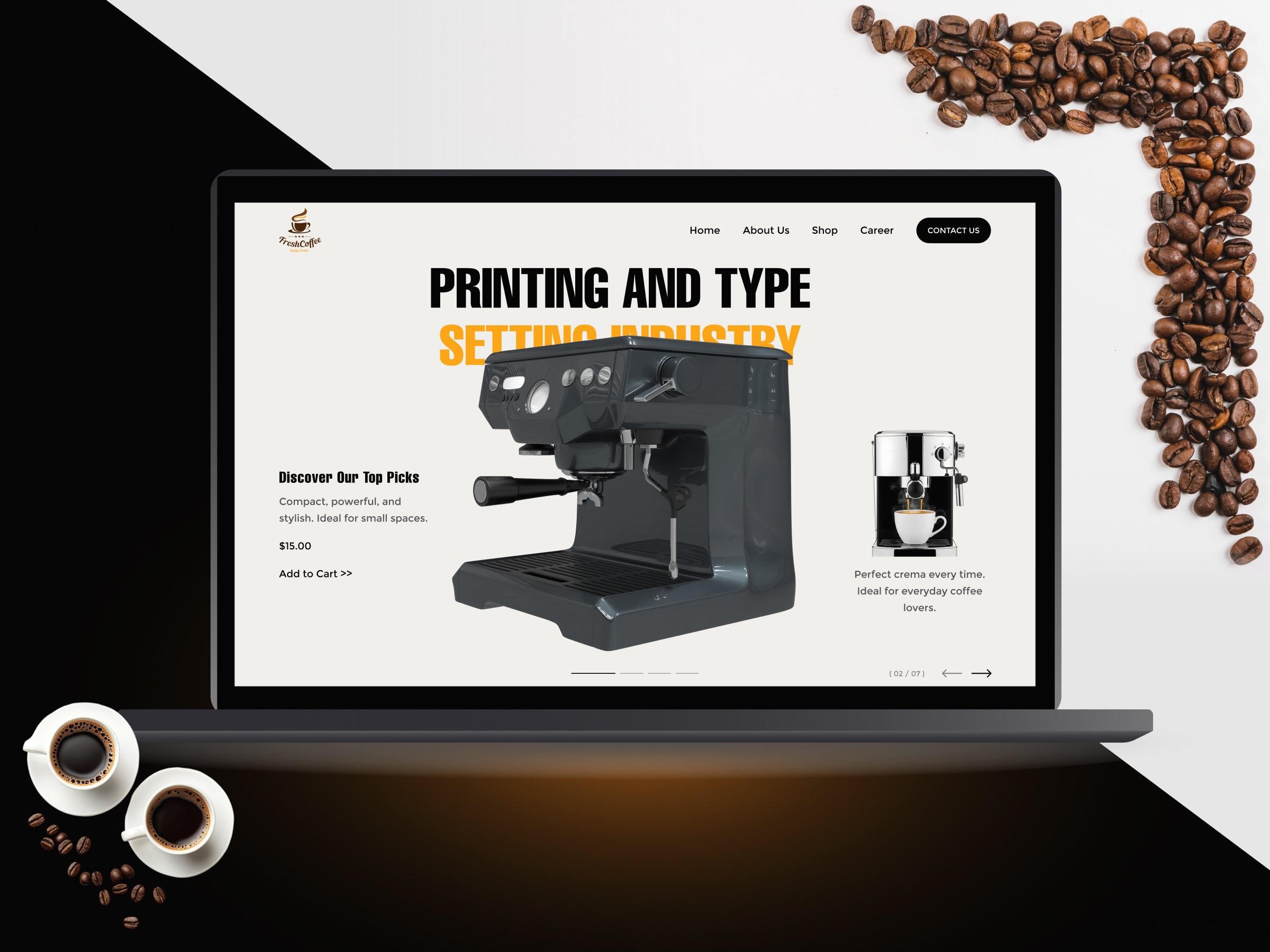 ☕🌿 Freshly Brewed, Beautifully Served – Fresh Coffee Website Design & Development using @Framer 💻✨We design fresh, modern, and conversion-focused websites for coffee brands, cafés, specialty coffee shops, roasteries, coffee subscription businesses, and artisan beverage companies. Our websites combine rich coffee-inspired visuals with smooth UI/UX — featuring coffee collections, product categories, subscription plans, online ordering, café menus, brewing guides, customer reviews, store locations, promotional offers, and fully responsive layouts. Whether you sell freshly roasted beans, premium coffee blends, cold brew, specialty drinks, or subscription boxes, we create digital experiences that showcase your products beautifully, strengthen your brand, and help increase online sales. Built using @Framer, our solutions are optimized for performance, storytelling, product discovery, and long-term business growth. Fresh design. Strong aroma. Better conversions. ☕📲🚀📩 Want to view a full live Fresh Coffee website demo? Message me now!
