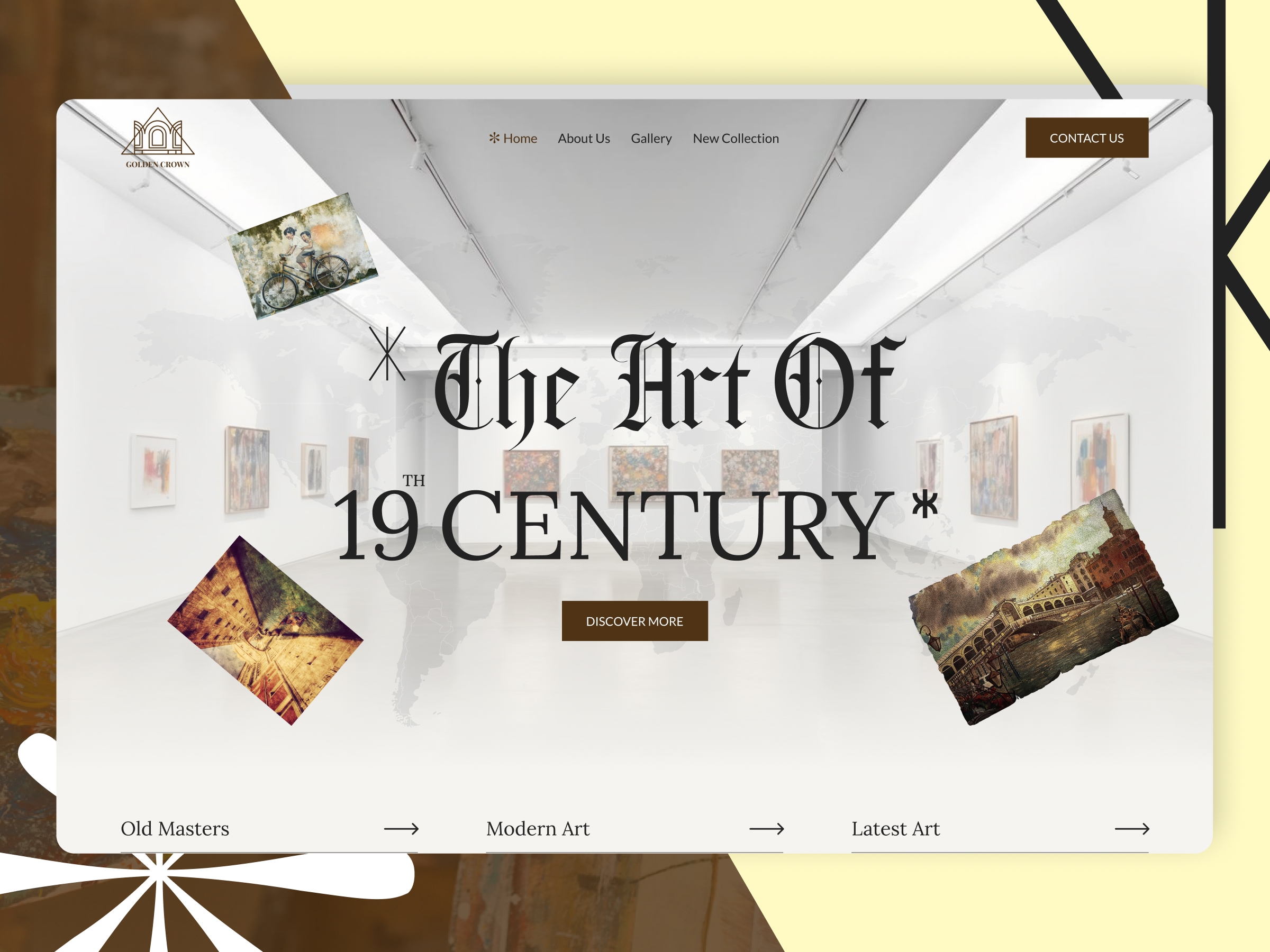 ππ¨ Where Art Meets Elegance β Golden Crown Painting Gallery Website Design & Development using @Framer π»β¨We design elegant, artistic, and premium websites for painting galleries, art studios, independent artists, fine art collectors, museums, and creative exhibition spaces like Golden Crown. Our websites combine sophisticated visual storytelling with modern UI/UX β featuring artwork collections, artist profiles, exhibition showcases, online galleries, artwork details, inquiry forms, event schedules, private viewing requests, customer testimonials, gallery locations, and fully responsive layouts. Whether you showcase contemporary paintings, abstract art, luxury artwork, traditional pieces, or limited-edition collections, we create digital experiences that highlight every masterpiece, strengthen your brand identity, and connect your gallery with collectors and art lovers worldwide. Built using @Framer our solutions are optimized for performance, storytelling, visual presentation, and long-term growth. Designed like a gallery. Built to make every artwork stand out. πΌπ²ππ© Want to view a full live Golden Crown Painting Gallery website demo? Message me now!