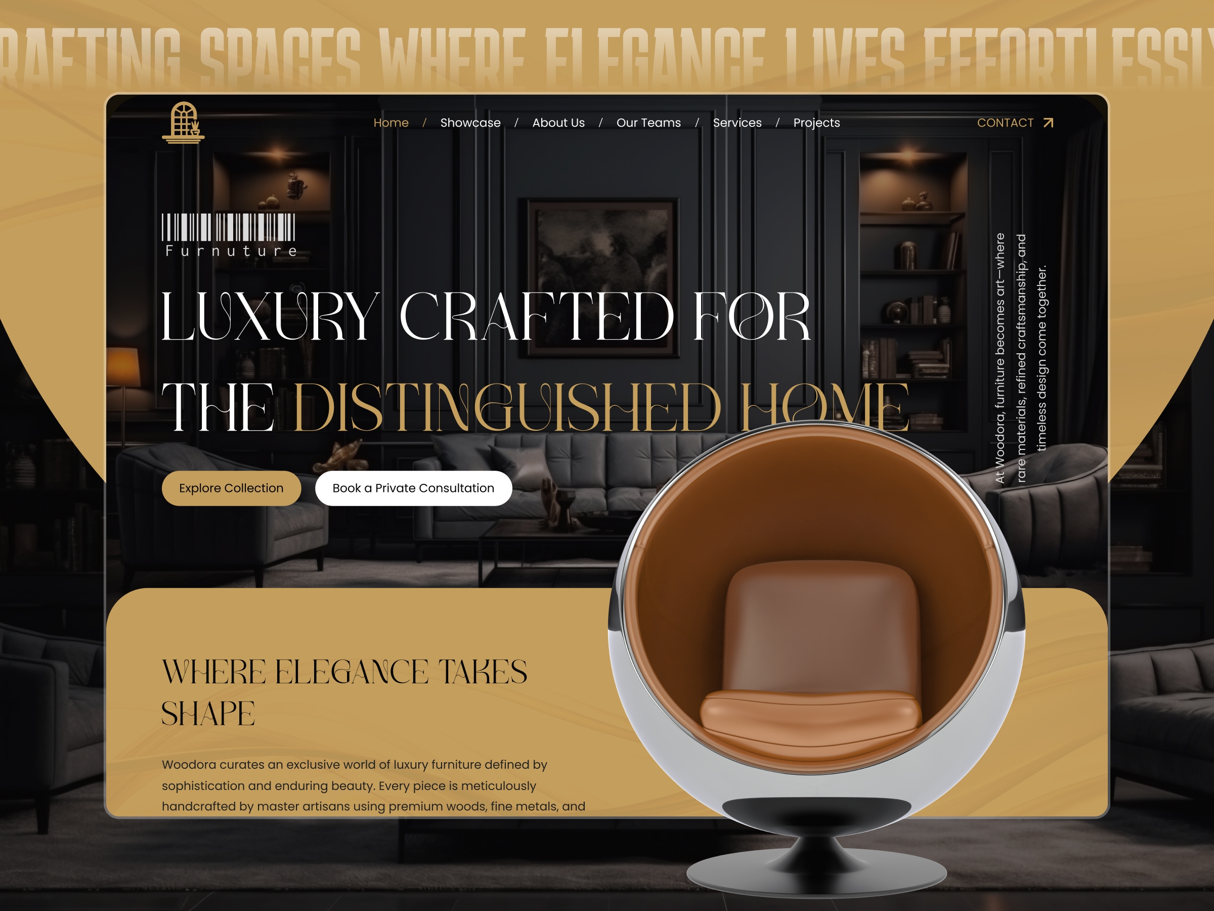 🛋✨ Designed for Better Living – Furniture Website UI/UX Design & Development using @Framer 💻🏡We design modern, elegant, and conversion-focused furniture websites for furniture brands, interior stores, home décor businesses, luxury furniture companies, custom furniture makers, and online furniture retailers. Our websites combine premium visual presentation with intuitive UI/UX — featuring product collections, category navigation, advanced filters, detailed product pages, room-based shopping, wishlists, online checkout, featured collections, material and color options, customer reviews, delivery information, promotional sections, and fully responsive layouts. Whether you sell luxury sofas, dining furniture, bedroom collections, office furniture, handcrafted pieces, or contemporary home décor, we create digital experiences that make product discovery easier, strengthen your brand, and increase online conversions. Built using @Framer our solutions are optimized for usability, performance, product presentation, and long-term eCommerce growth. Designed with style. Built to sell beautifully. 🪑📲🚀📩 Want to view a full live Furniture website demo? Message me now!