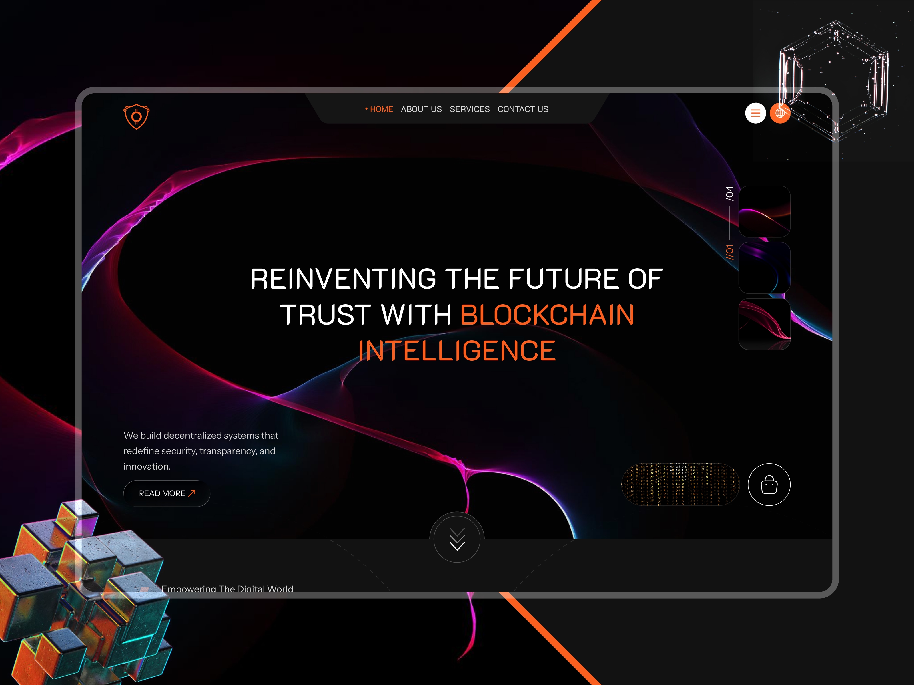 ⛓ Blockchain Website — Built in @FramerExploring the future of decentralized technology through a bold, modern, and futuristic web experience.This Blockchain website concept combines clean UI, strong typography, immersive visuals, smooth interactions, and a technology-focused layout to make complex blockchain solutions feel simple and engaging.Designed for Web3 startups, blockchain platforms, crypto technology companies, DeFi products, and decentralized ecosystems looking to build a strong digital presence.Built with Framer for a responsive, interactive, and modern experience.What do you think about this Web3-inspired direction? 👀#Framer #FramerDesign #Blockchain #BlockchainWebsite #Web3 #Web3Design #CryptoWebsite #DeFi #FintechDesign #UIUX #WebDesign #WebsiteDesign #FramerDeveloper