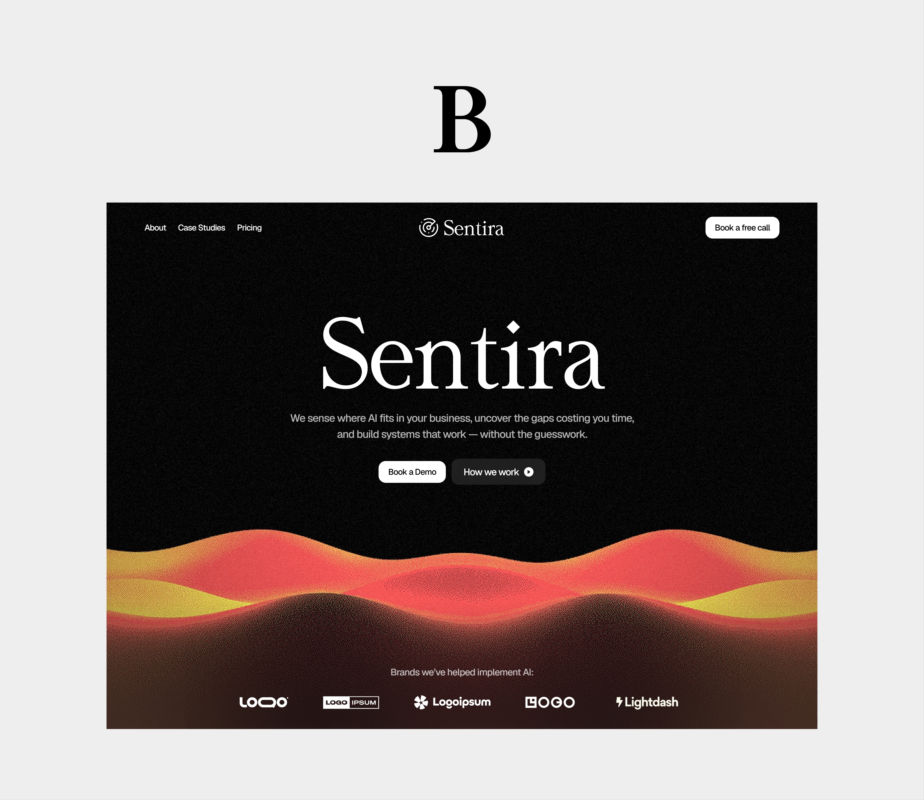 WIP! Designing a hero section for an AI automation brand.Nothing final yet — just testing background visuals.Which one do you like more — A or B?
