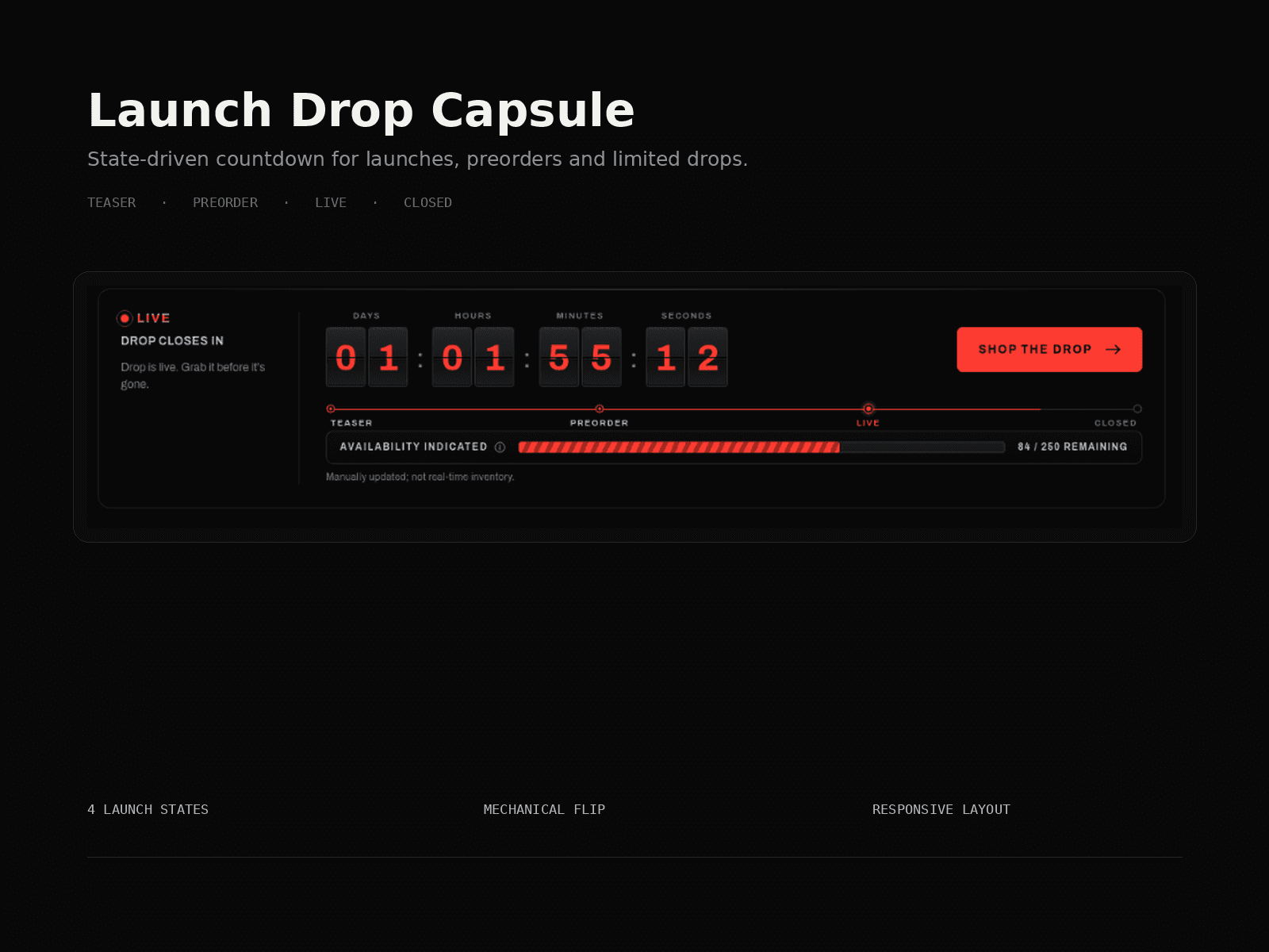 Launch Drop Capsule