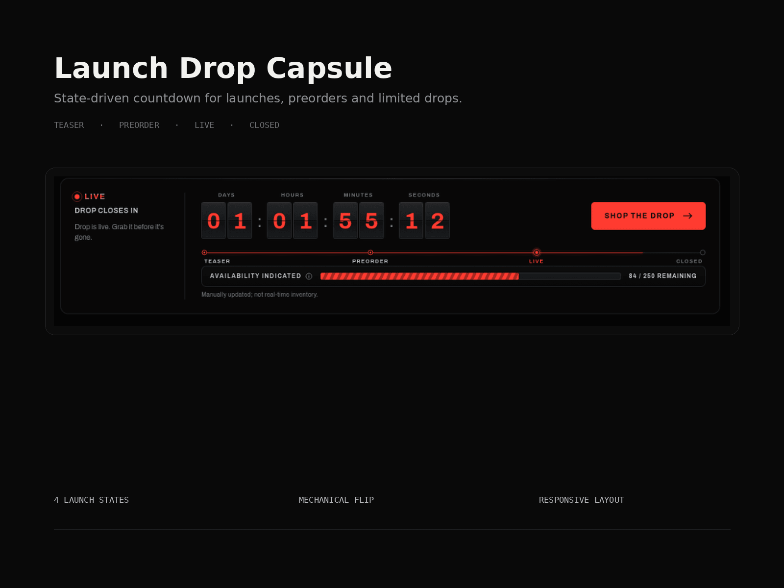 Launch Drop Capsule