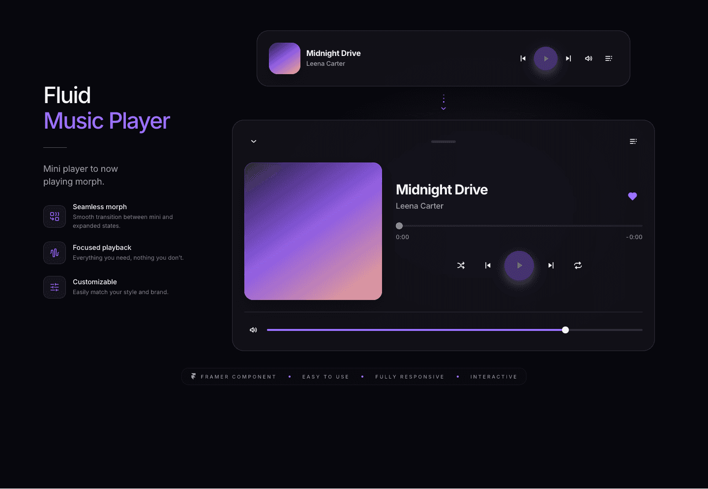Fluid Music Player