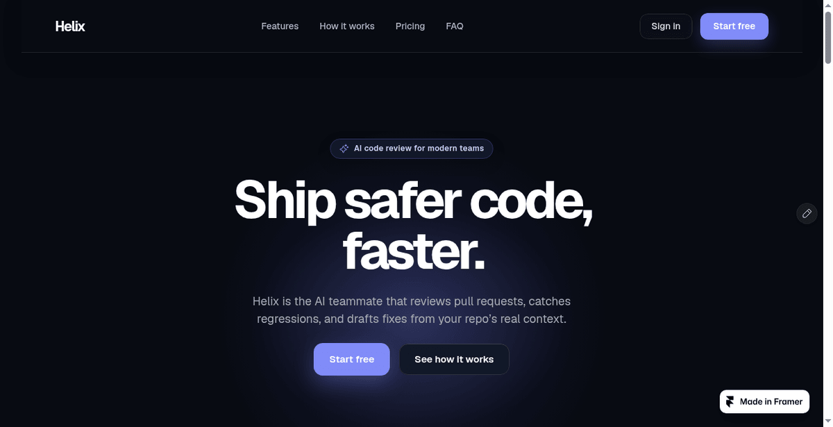 Helix Code Review