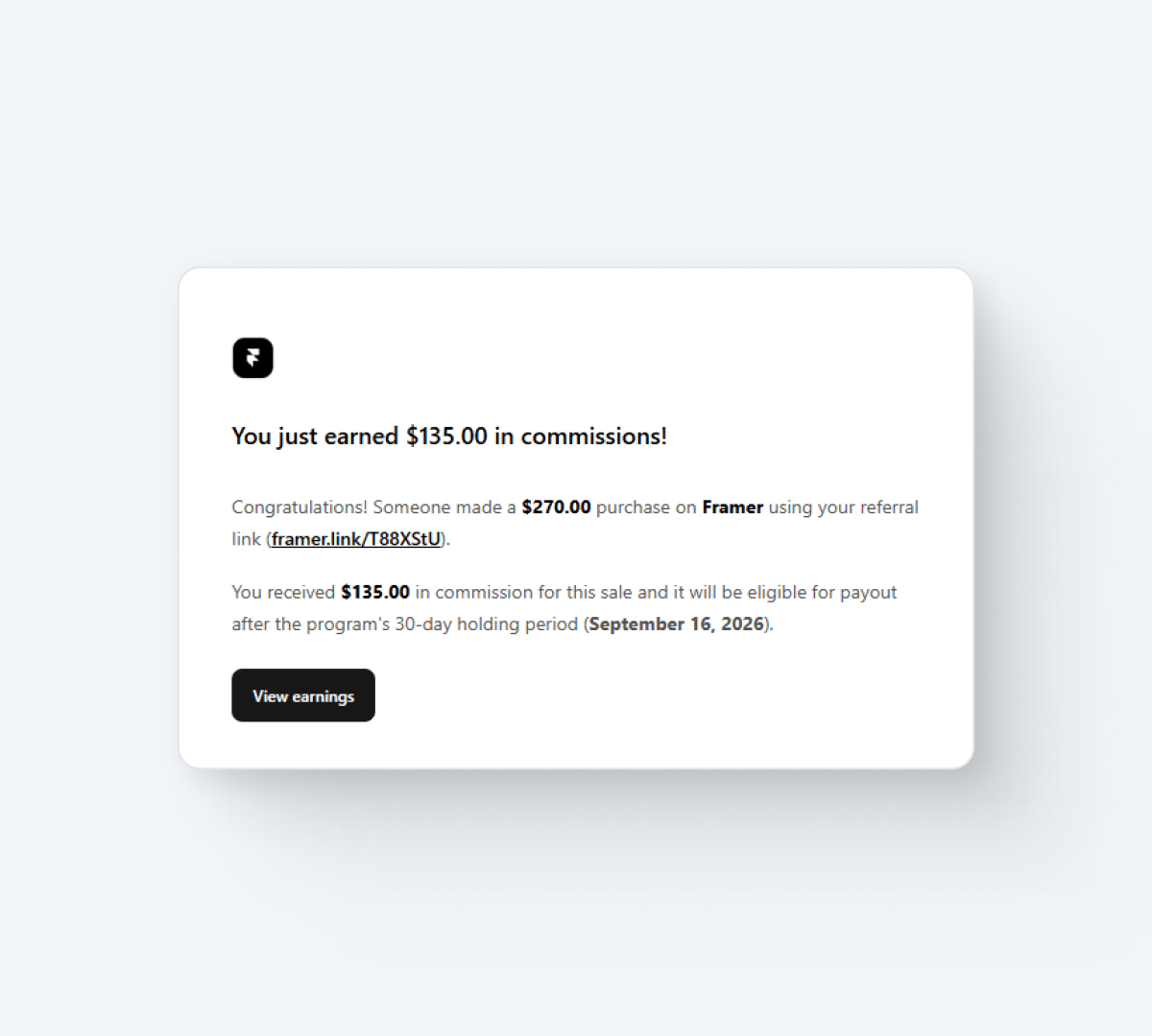 Got my biggest commission this week.I launched Rivelle right when marketplace 3.0 was launched without much expectation. This template turned out to be most remixed template and is still performing well. Truly grateful for everyone who remixed and used it for real projects. Thanks @Framer for this amazing creator program.