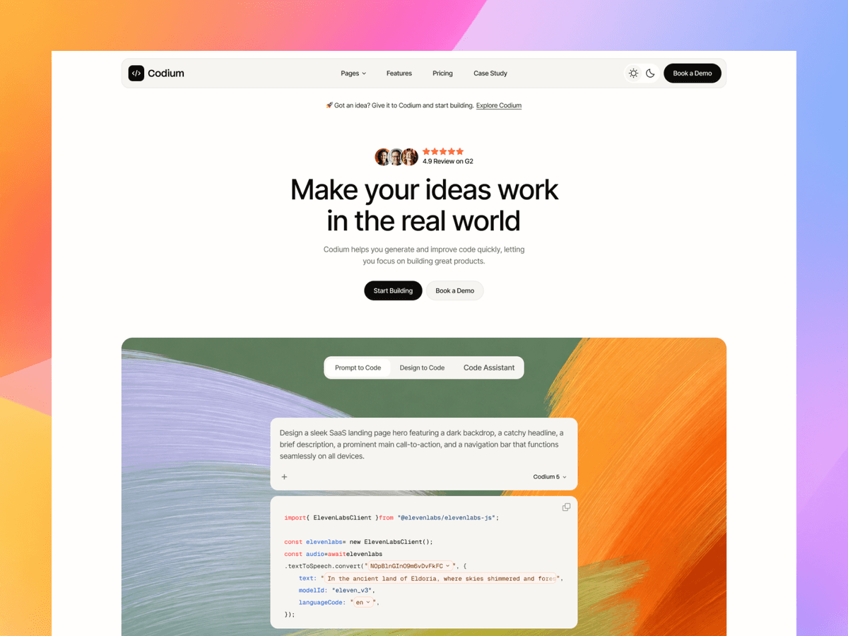 Codira by Mezario - design asset by Framer