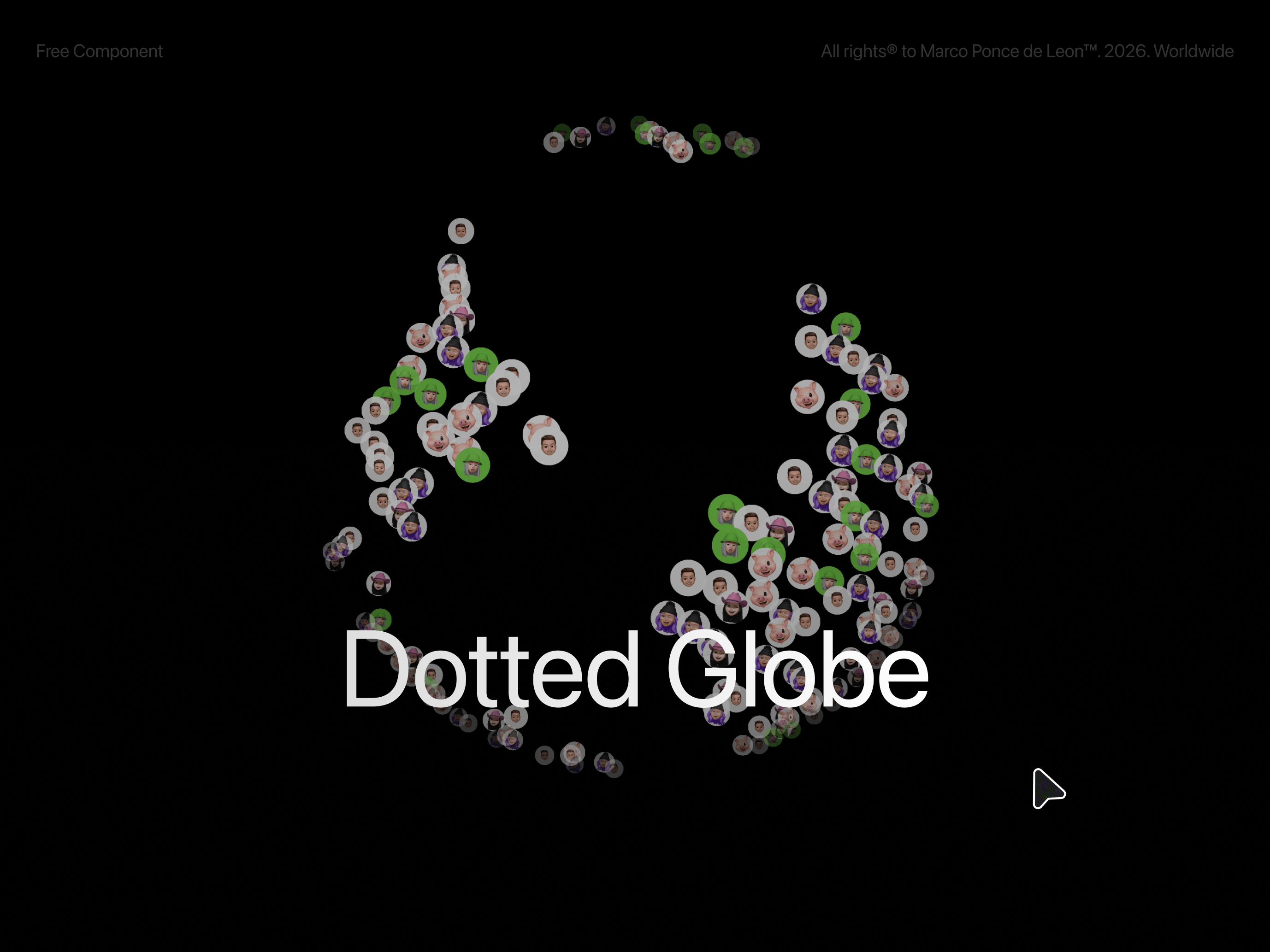 Dotted Globe