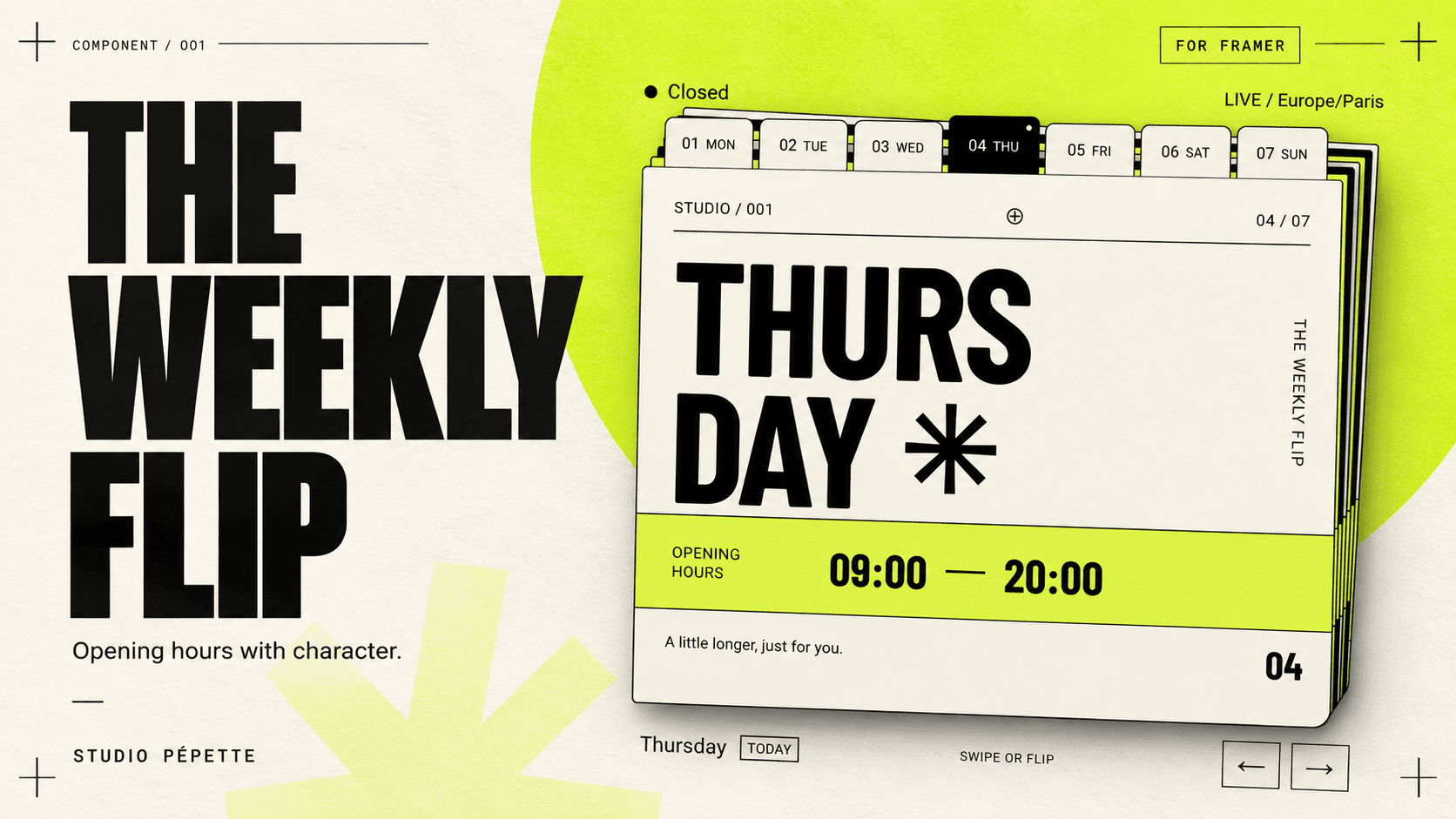 The Weekly Flip