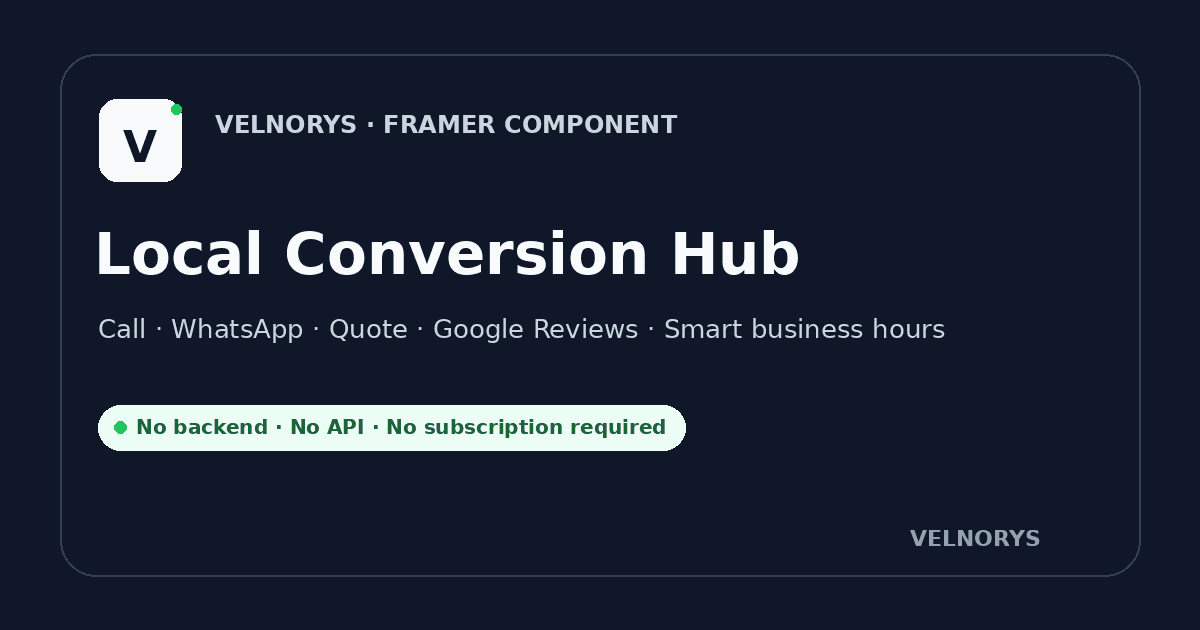 Local Conversion Hub