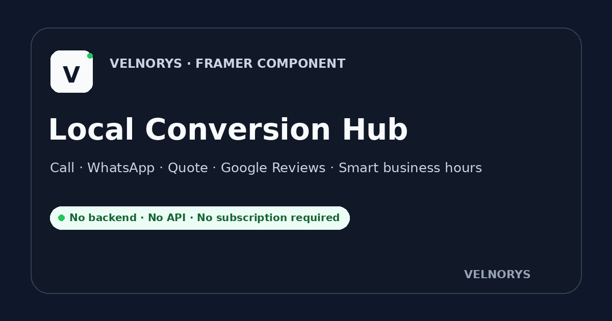 Local Conversion Hub