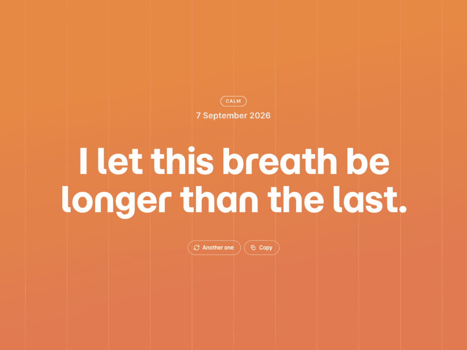 Daily Affirmation