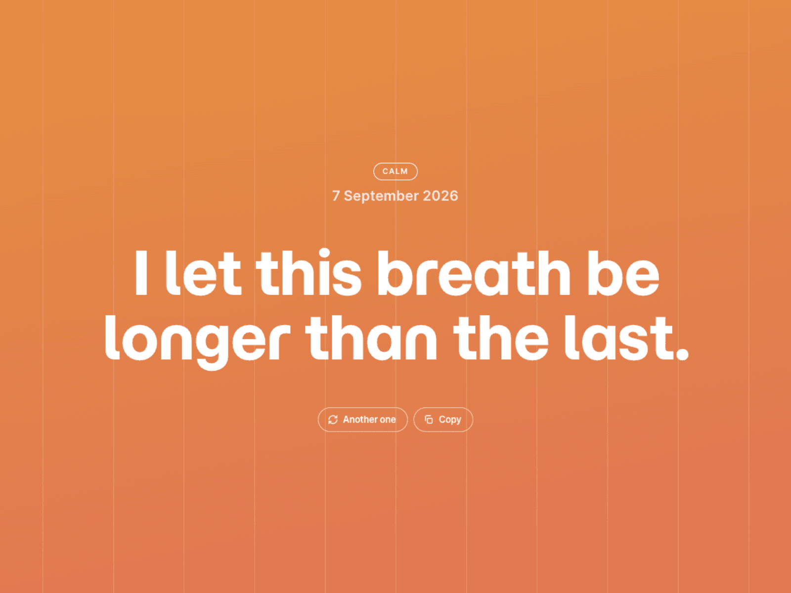 Daily Affirmation