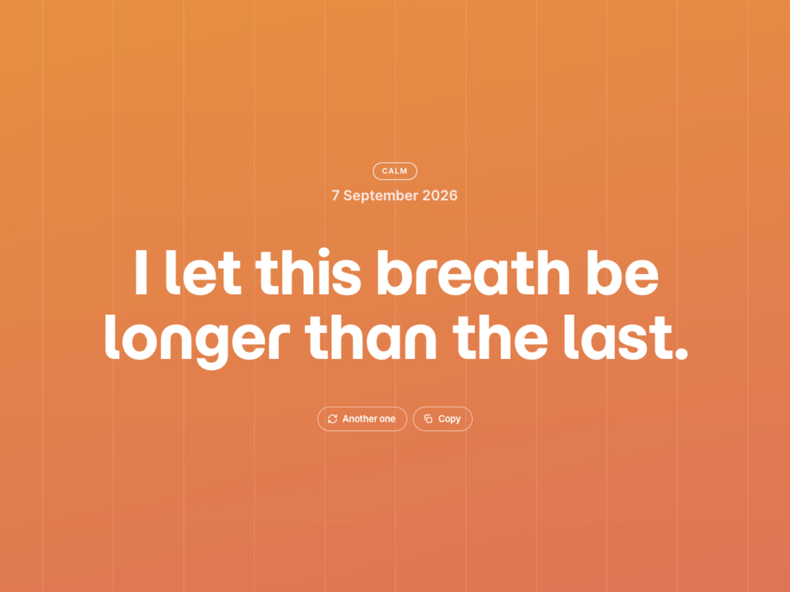Daily Affirmation