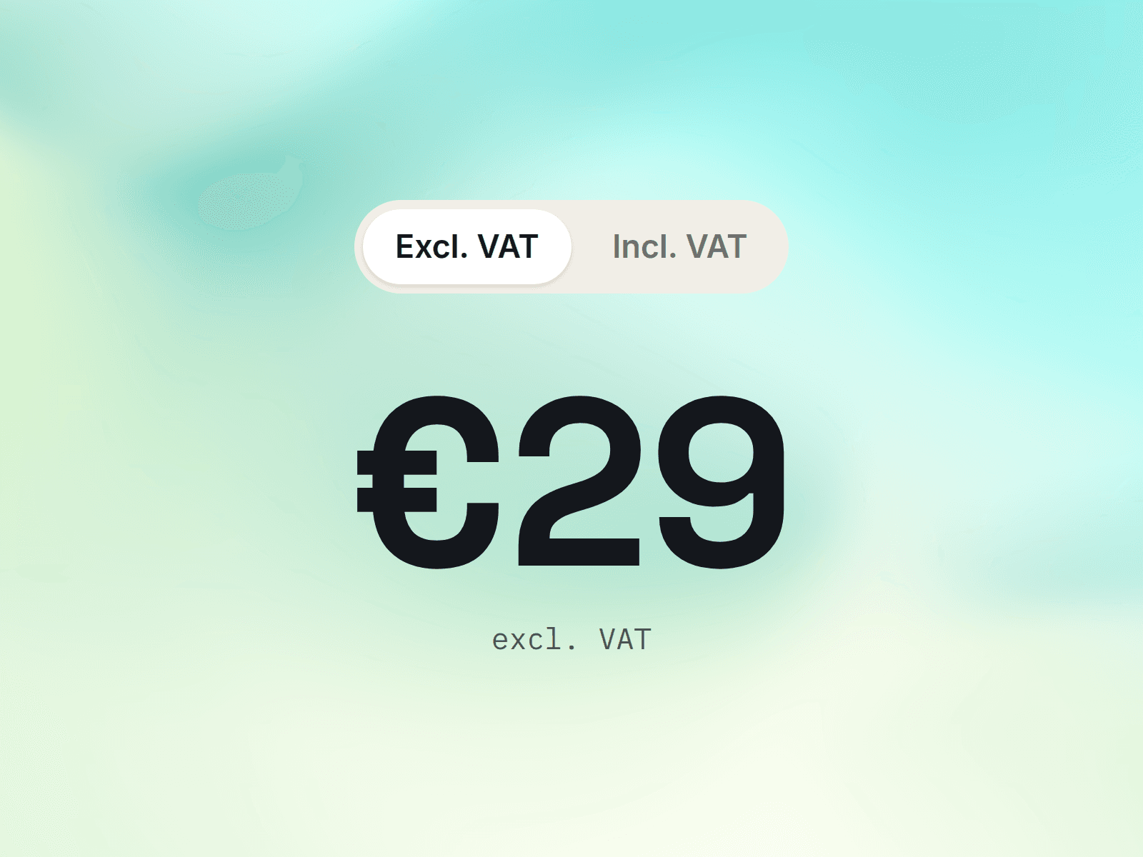 VAT Toggle