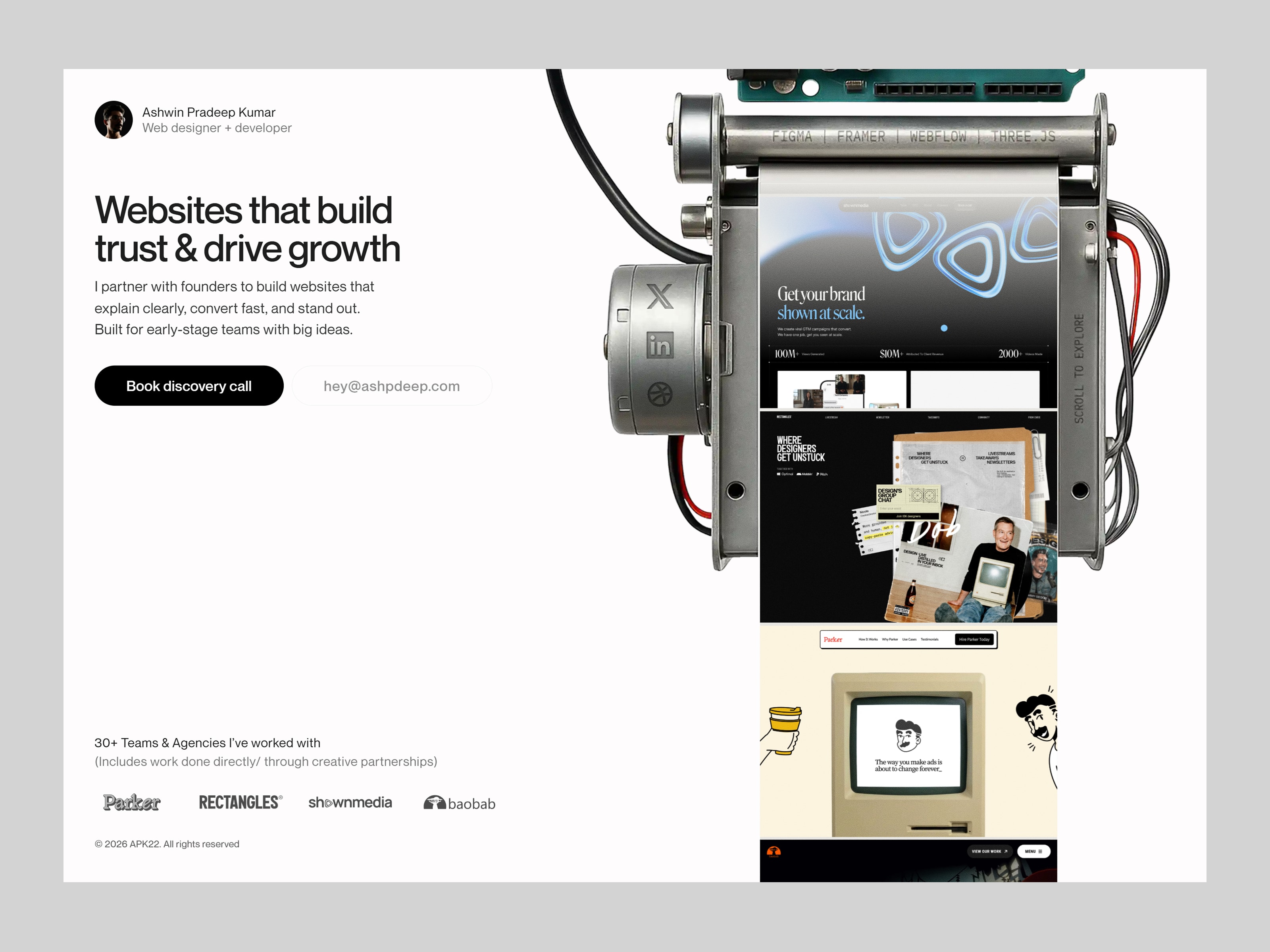 Ashwin - Portfolio