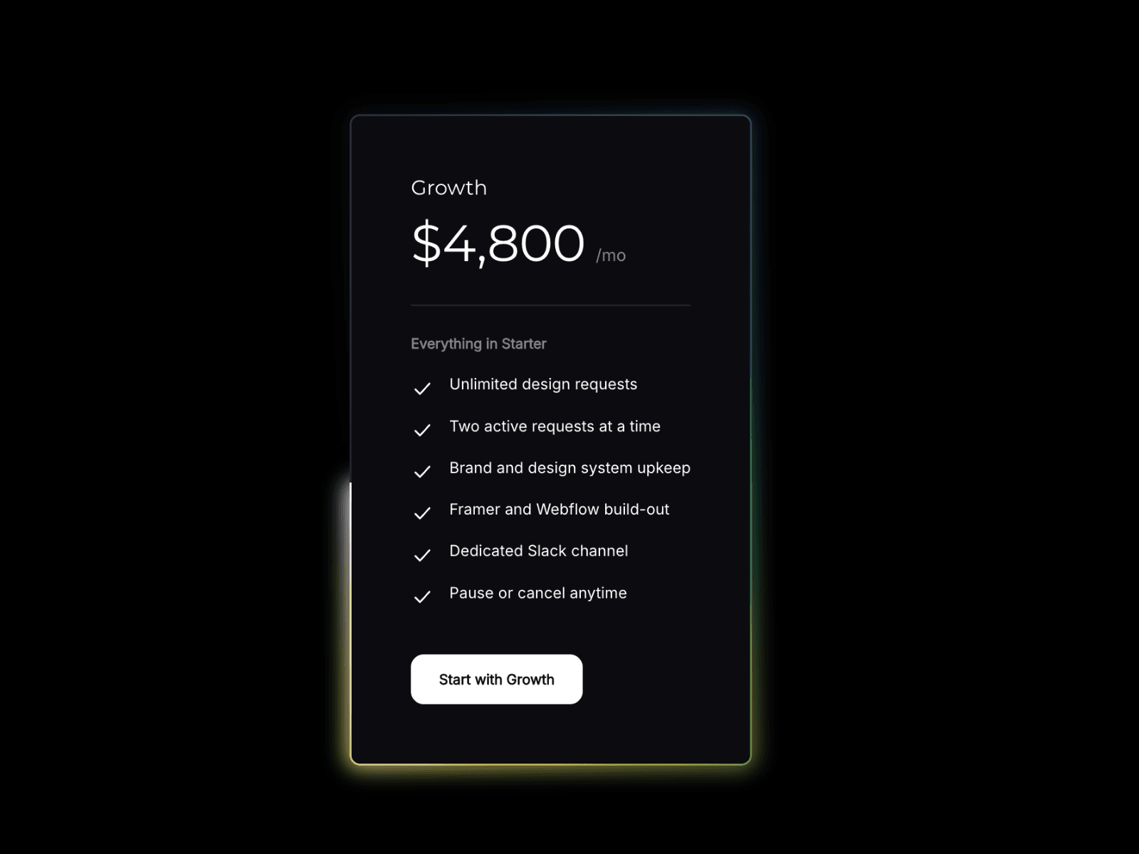 Aura Pricing Card