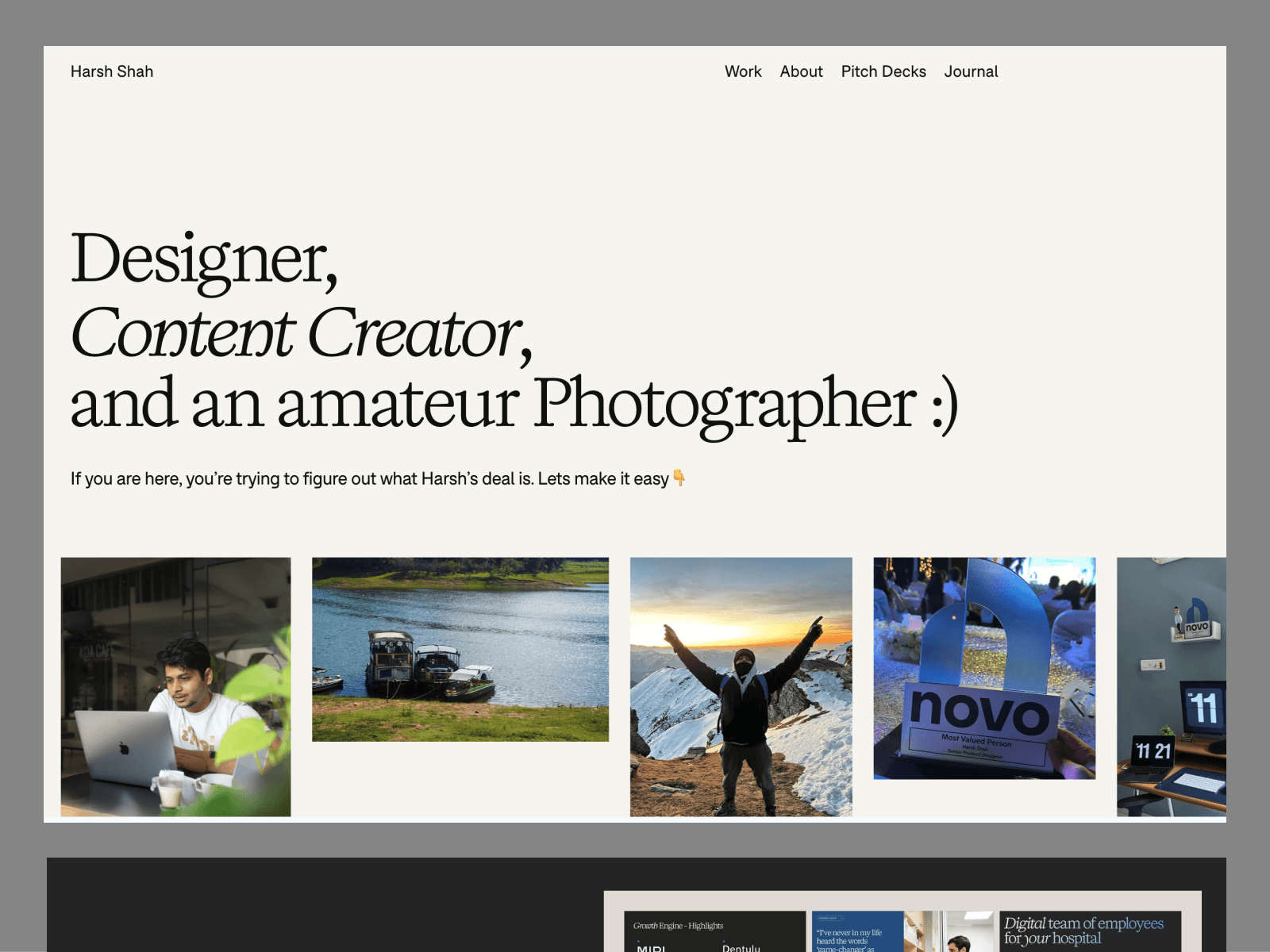 Portfolio-Harsh Shah