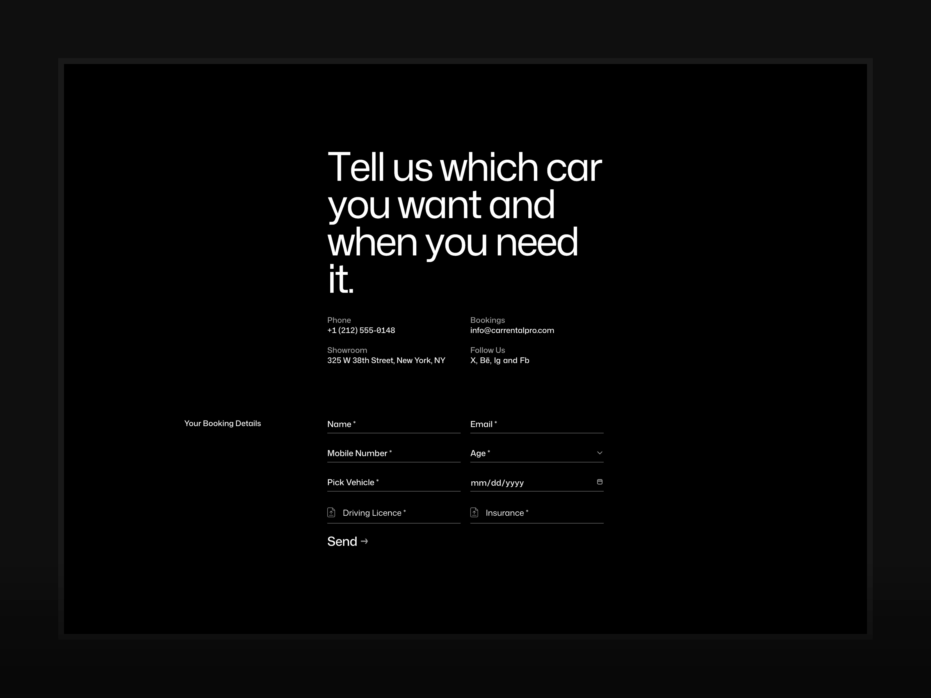 CarRentalPro