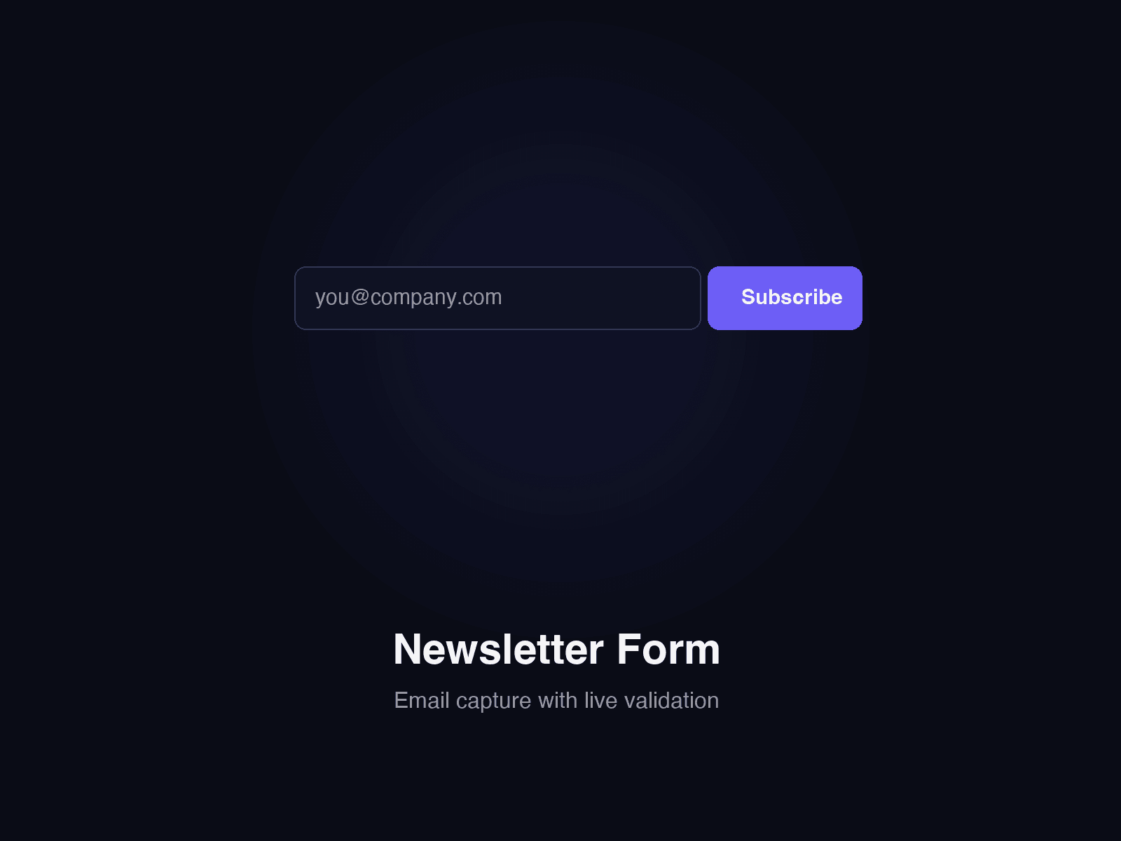 Newsletter Signup