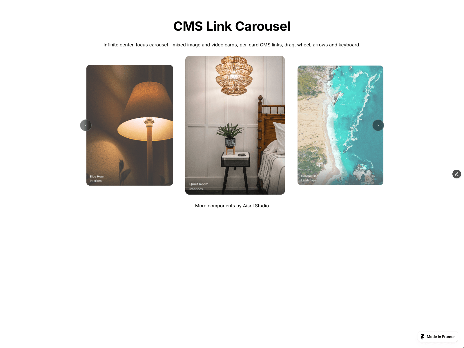 CMS Link Carousel