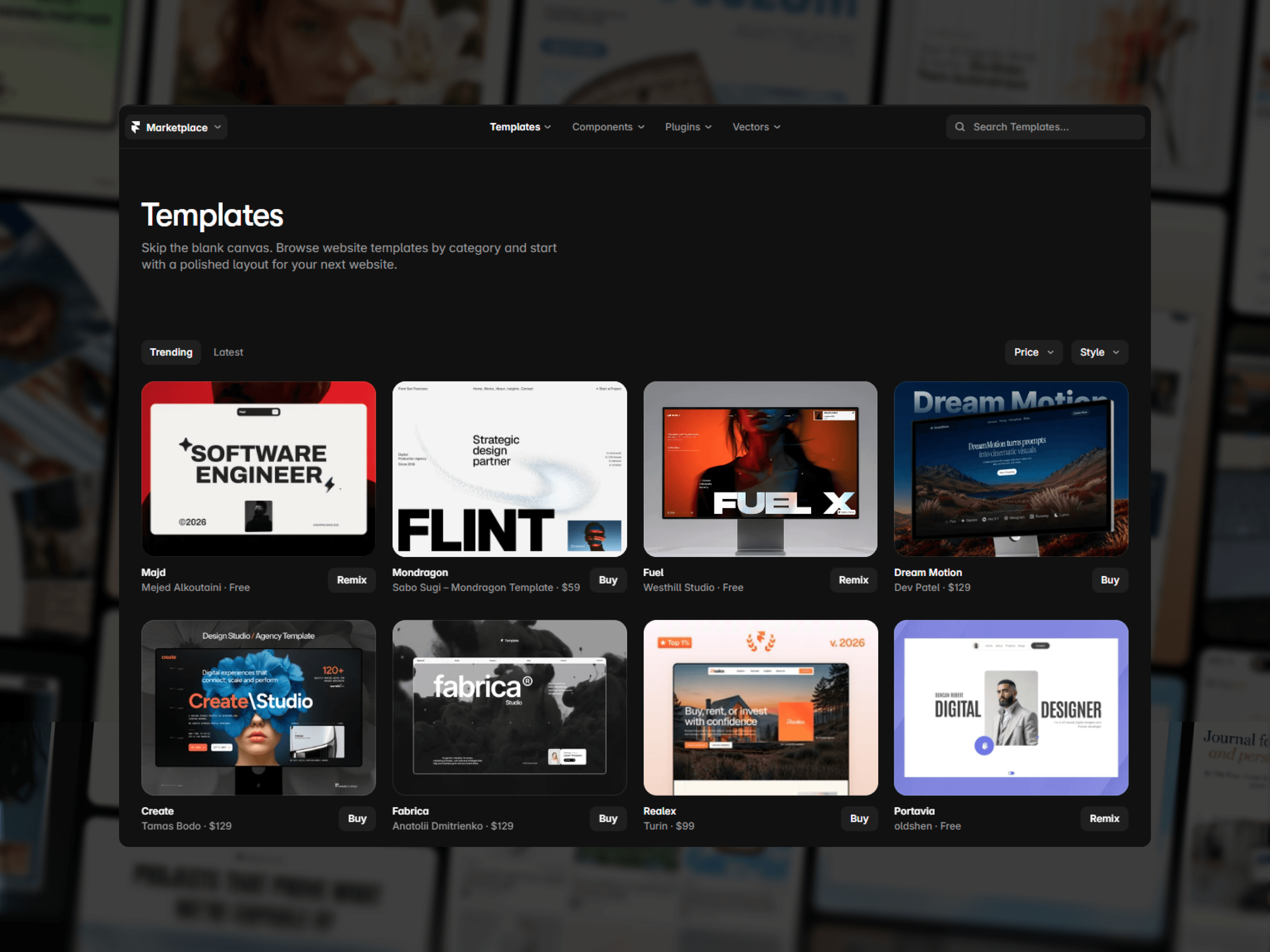 The Framer marketplace got another update.Much cleaner listings, no featured templates, no likes/comments option. The whole experience feels way more focused on buyers now.Let's see if this actually moves sales like before the Framer 3.0 update.Big respect to the team!