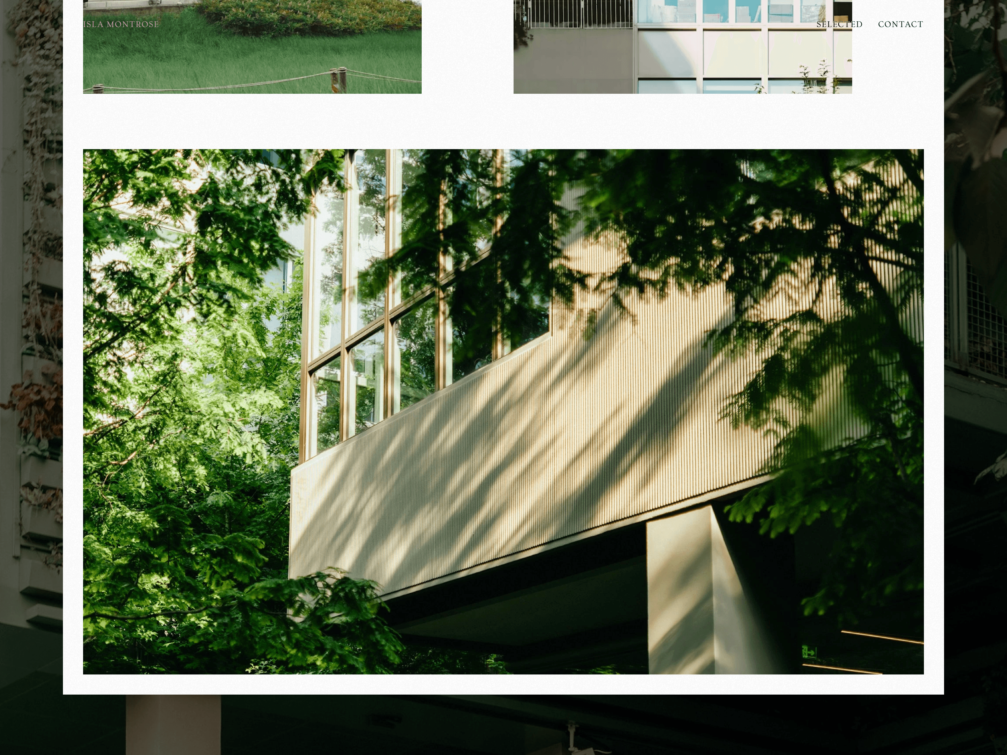 Section from an editorial campaign site built earlier this year. Images were set in an asymmetric grid, selected and sequenced on colour, composition, and focal point.Details are private (content has been swapped) but it was a ton of fun working on this one!