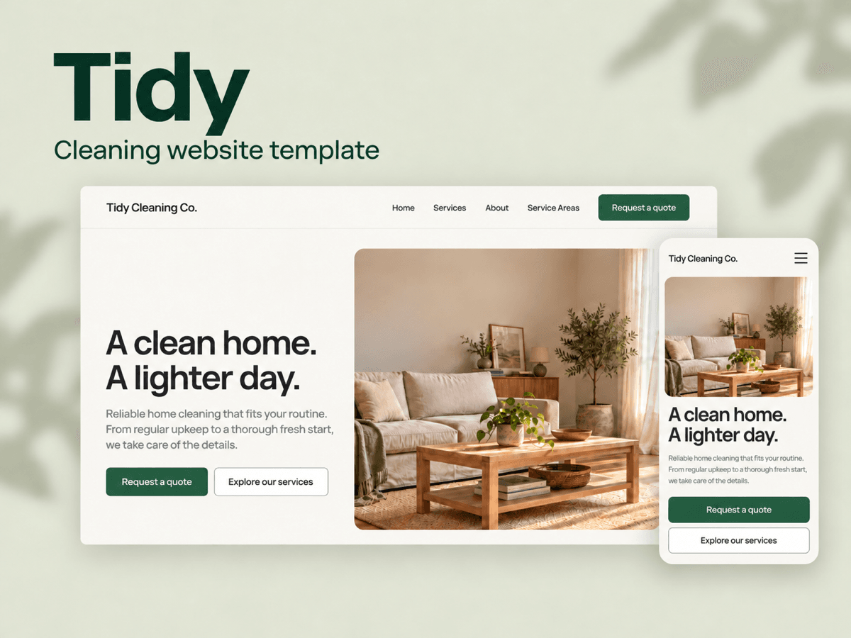 Tidy