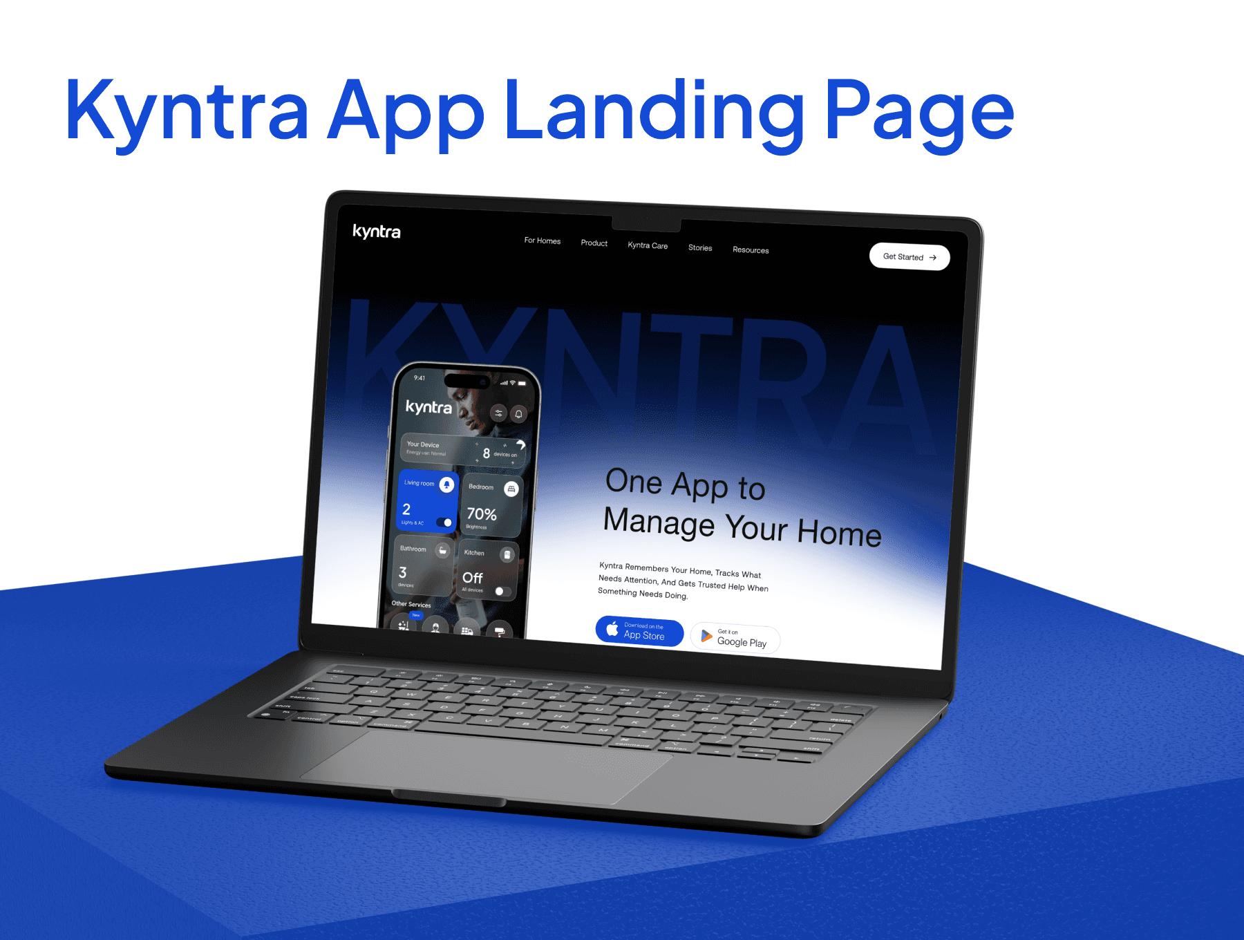 Kyntra App Webpage