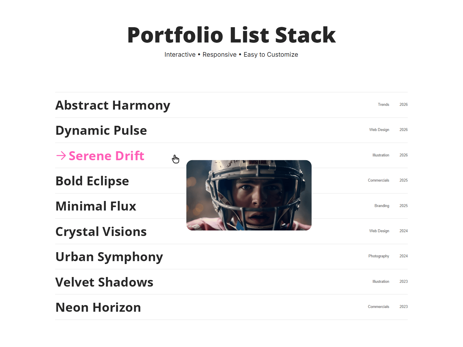 Portfolio Stack