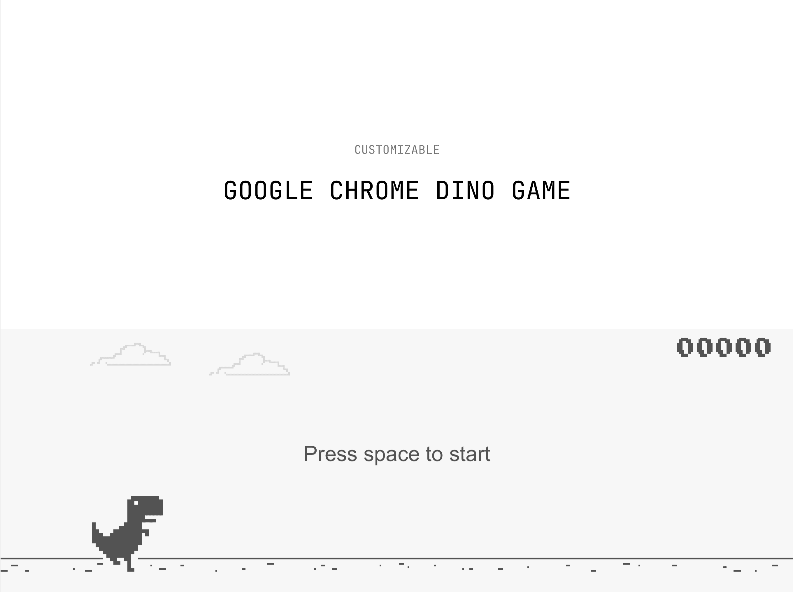 Chrome Dino Game