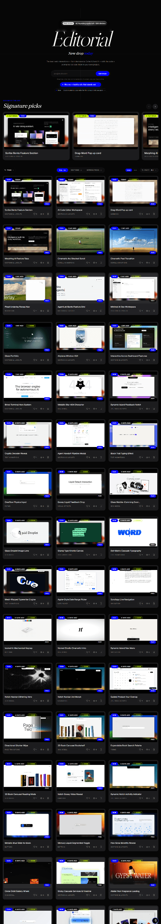 Hey Framer community 👋I just earn $300+ from cuedesign.space within 1 week!!Finally, Cue is live! 🚀 Cue has 100+ component and for 100 more on queueThis is cue: cuedesign.spaceI actually launched it on X first and started with the $99 Founding Member price. Then I opened a discount for early users… and honestly, more people jumped in than I expected, so I had to close the discounted offer. 😅But then I realized—I completely forgot about the Framer community.So before I move on, I wanted to ask:Is anyone here interested in joining Cue as a Founding Member?Cue is a growing library of high-quality, interactive UI components inspired by some of the best design work on the internet, recreated as reusable components.If enough people here are interested, I might open a special Framer community offer. 👀Let me know what you think!