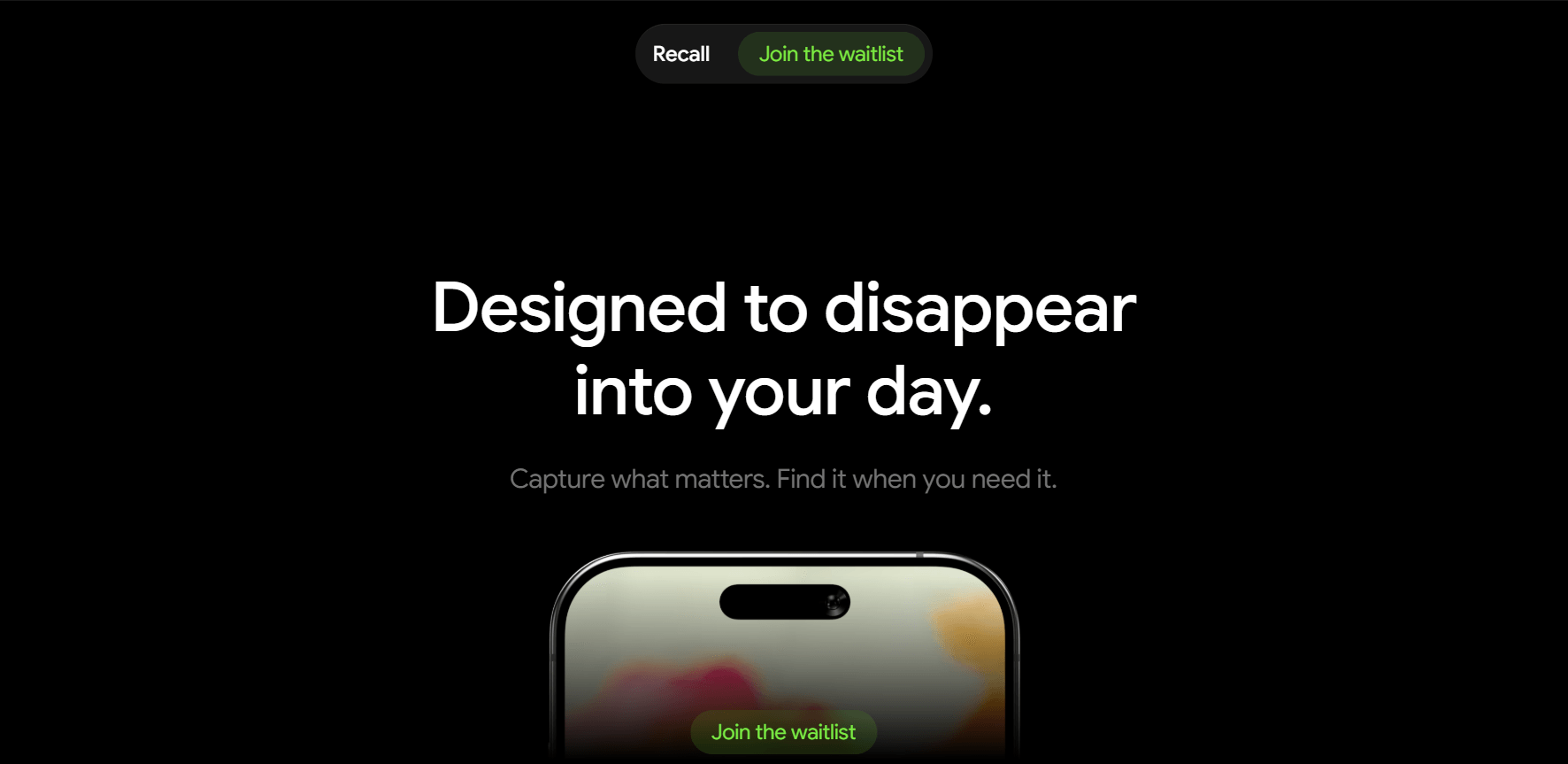 Recall - Waitlist