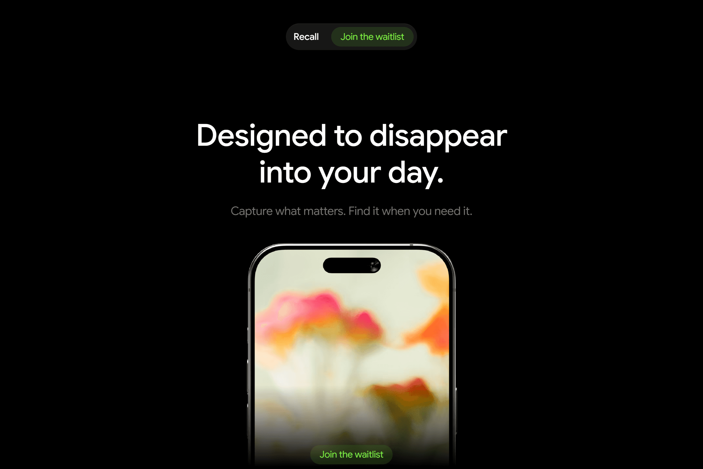 Recall - Waitlist