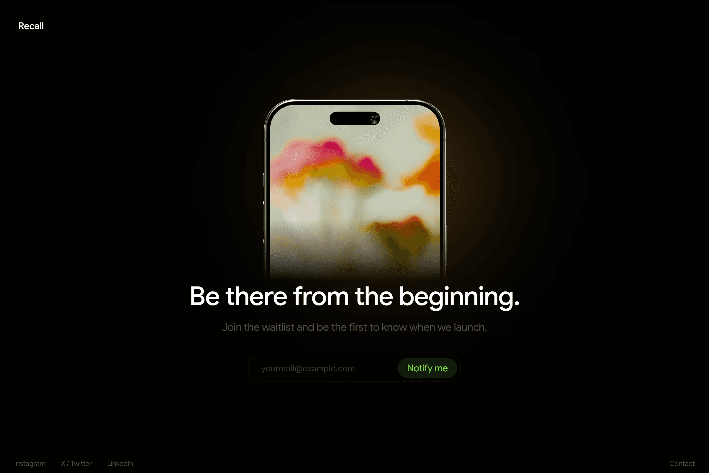 Recall Lite Waitlist