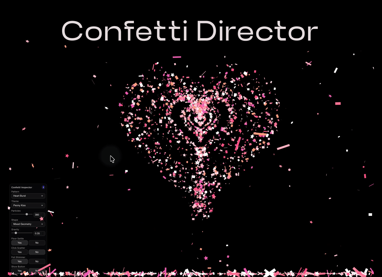 Confetti Director