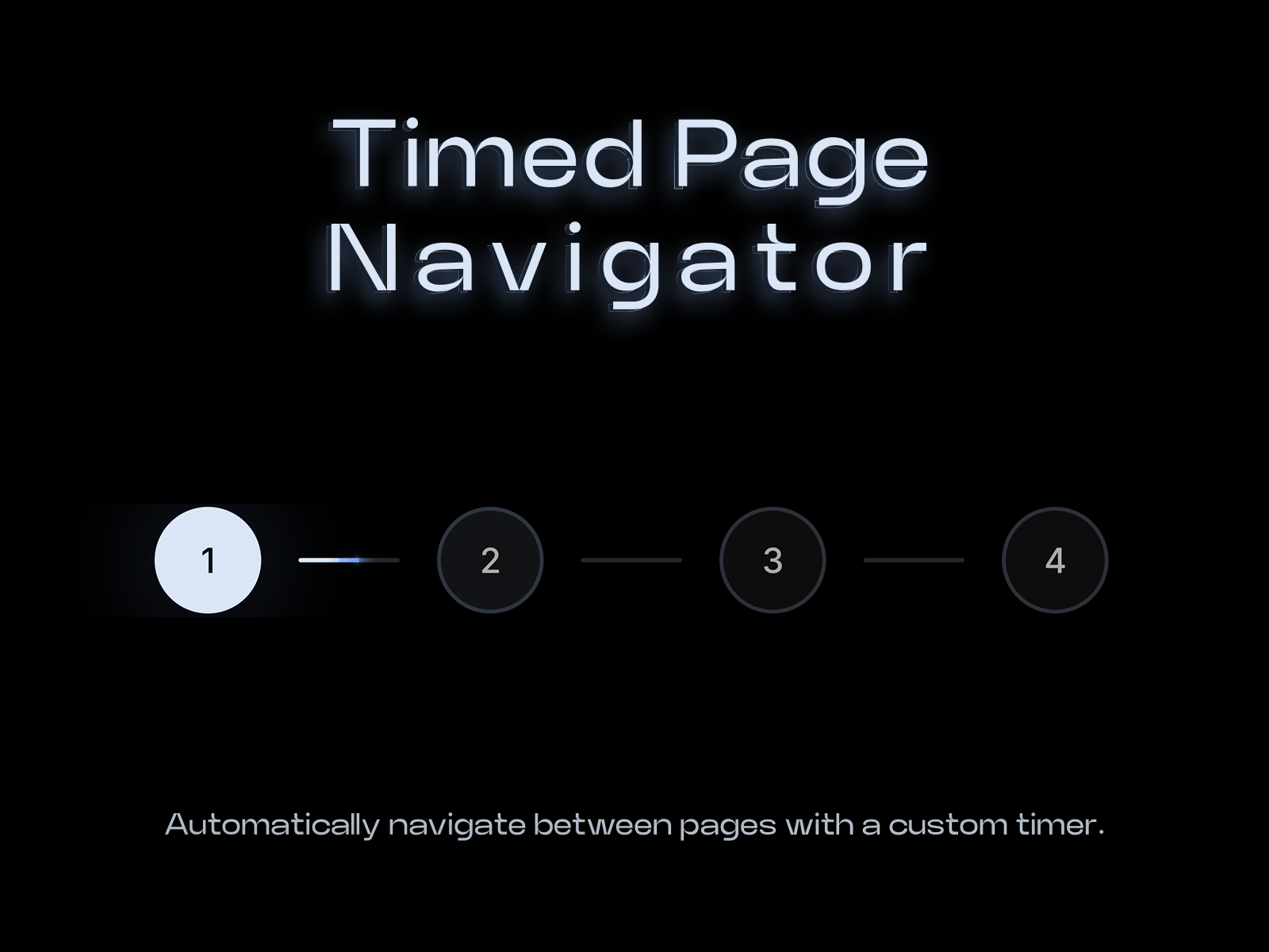 Timed Page Navigator